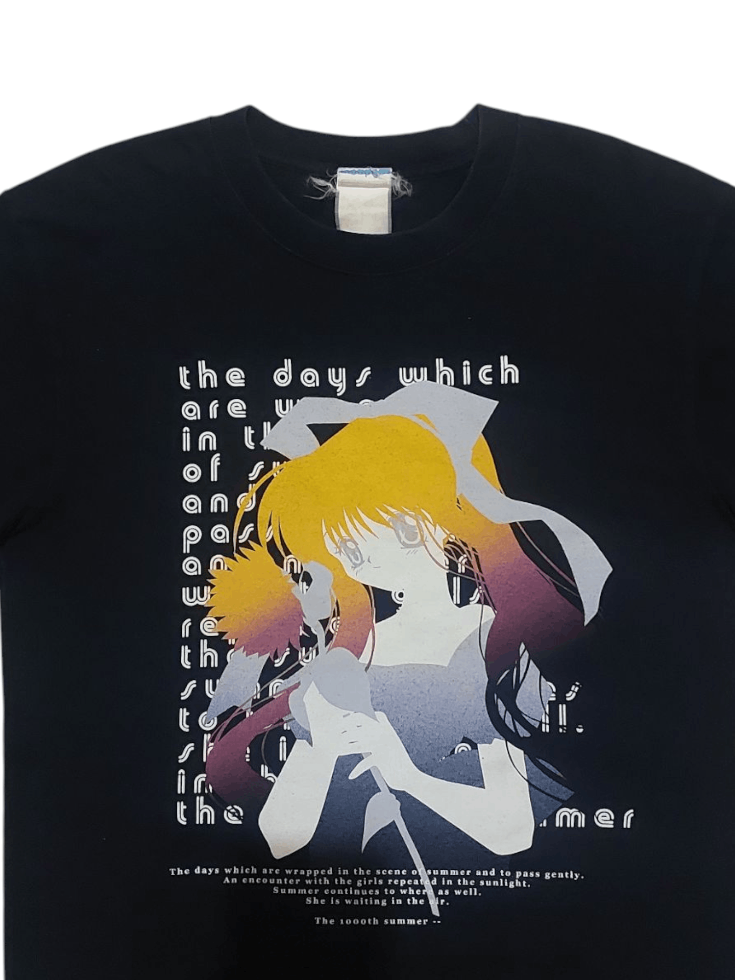 Anime × Japanese Brand The 1000th summer anime tshirt Size US M / EU 48-50 / 2 - 3 Thumbnail