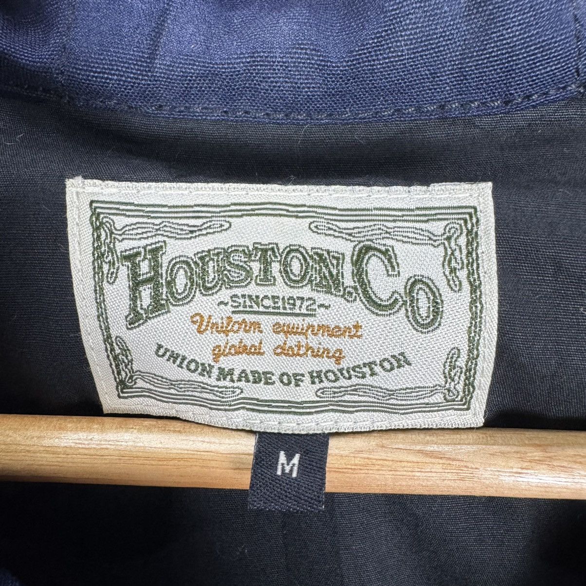 Vintage ☀️HOUSTON HOODIE INDIGO WOOL JACKET Size US M / EU 48-50 / 2 - 8 Thumbnail