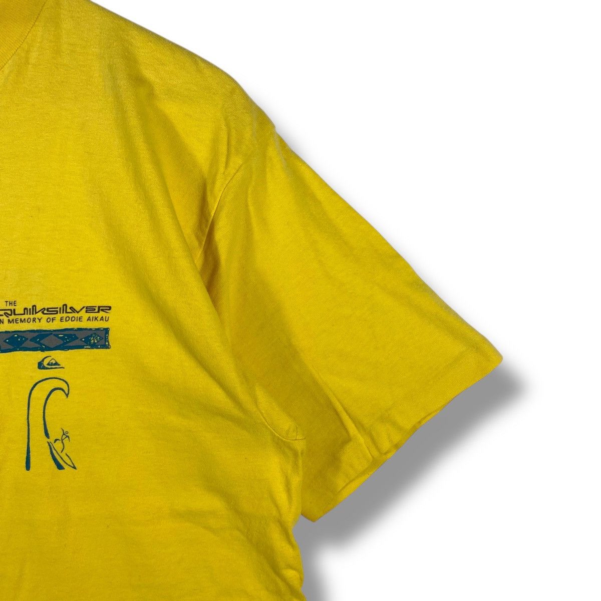 Quiksilver × Vintage Vintage 90's QUIKSILVER In Memory Of Eddie Aikau Graphic Size US L / EU 52-54 / 3 - 6 Thumbnail