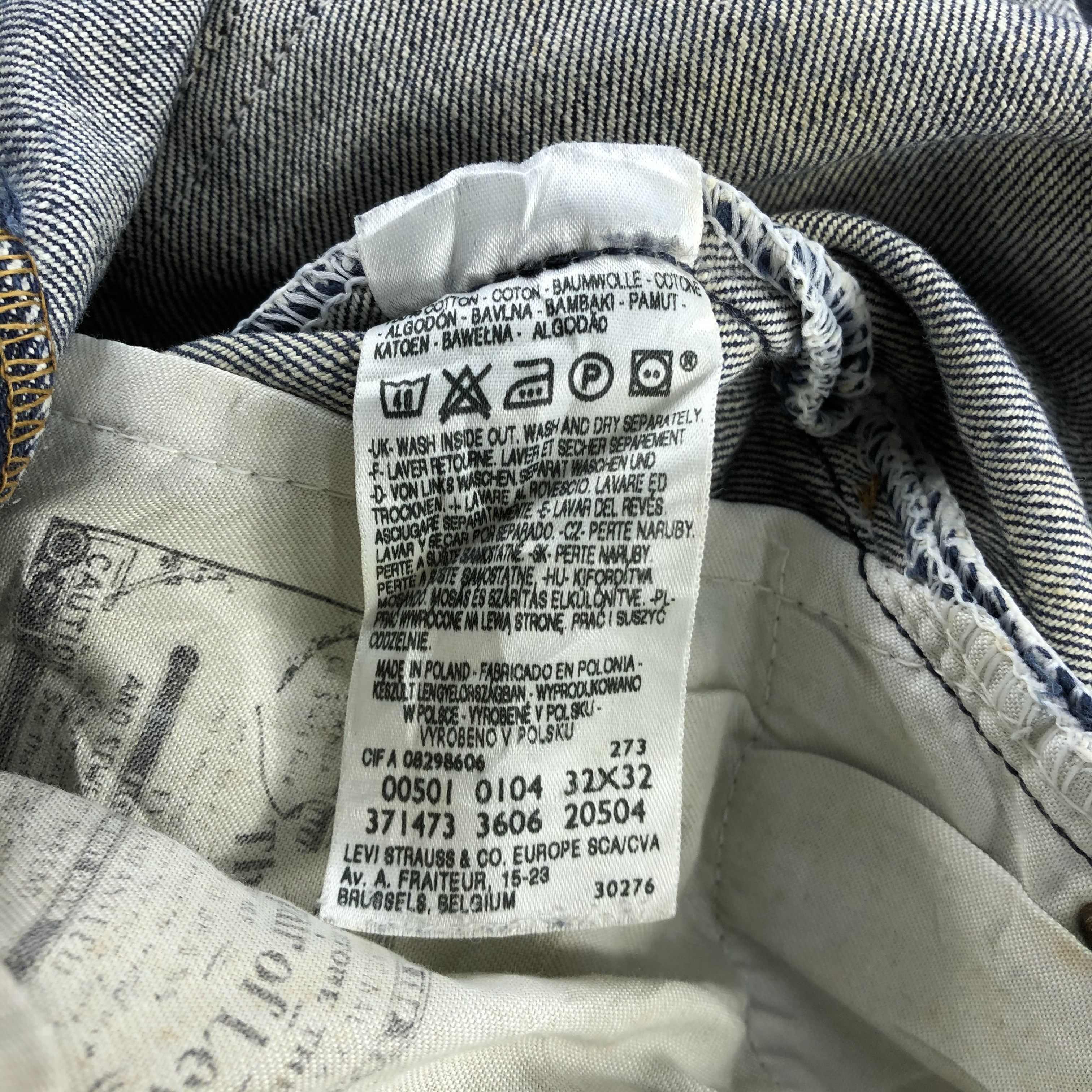Levi's × Vintage 90s Vintage Ripped Levis 501 Jeans-JM2540 Size US 33 - 16 Thumbnail