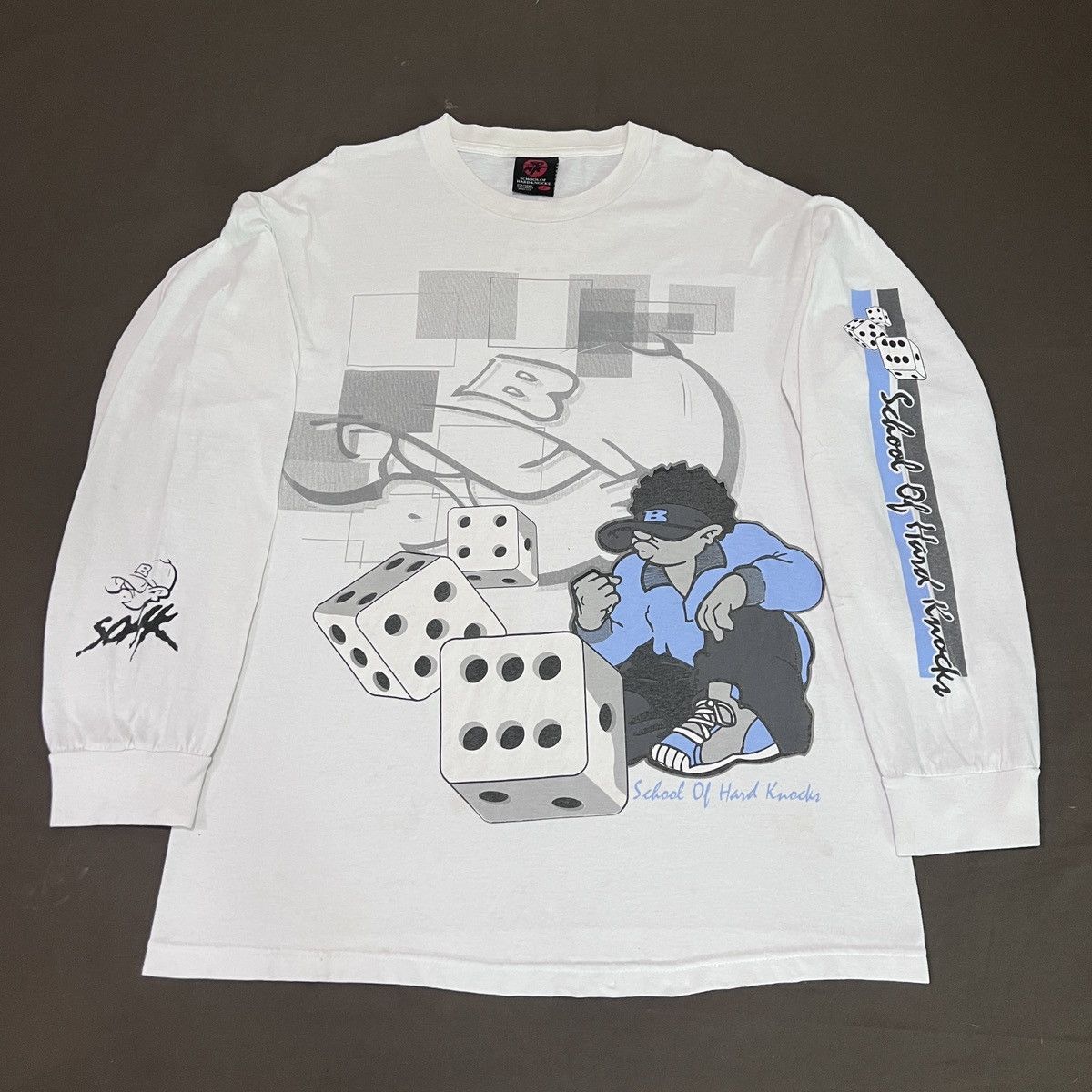 Rap Tees VintageY2K School of Hard Knocks SkateGraphic Fashion Hiphop Size US L / EU 52-54 / 3 - 4 Thumbnail