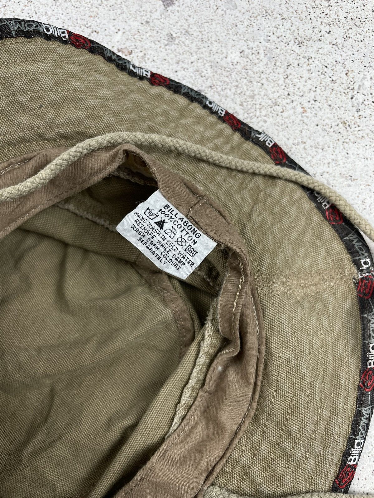 Billabong × Vintage Y2k Vintage Billabong Patchwork Japanese Bucket Hat Cap Size ONE SIZE - 11 Thumbnail