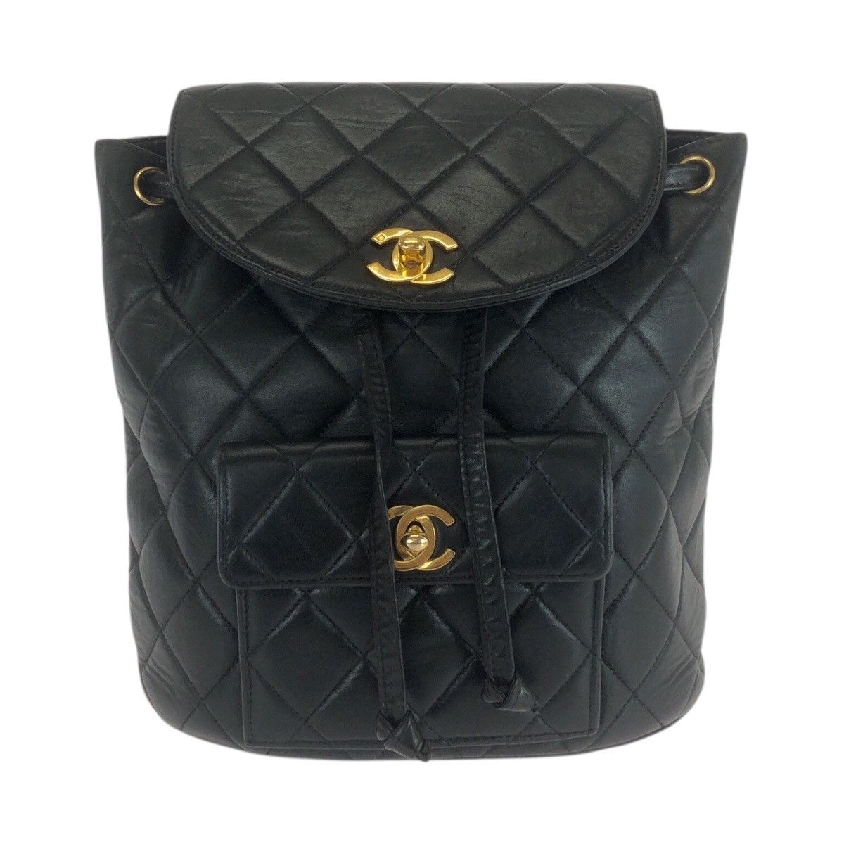 Chanel Chanel CHANEL Matelasse Lambskin Backpack Leather Backpack DUTY FREE for USA Size ONE SIZE - 1 Thumbnail