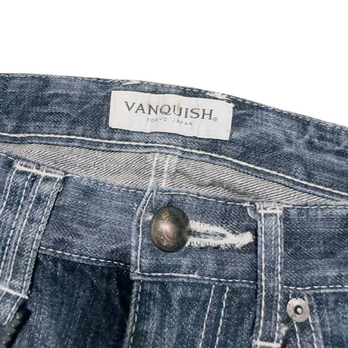 Vanquish Vintage Vanquish Denim Biker Jeans Balmain Size US 30 / EU 46 - 6 Thumbnail