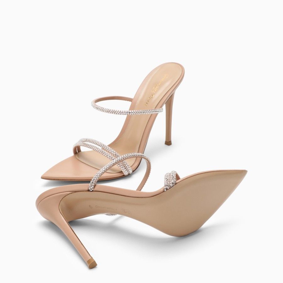 Gianvito Rossi o1d2blof0824 Sandals in Peach Size US 6.5 / IT 36.5 - 5 Thumbnail
