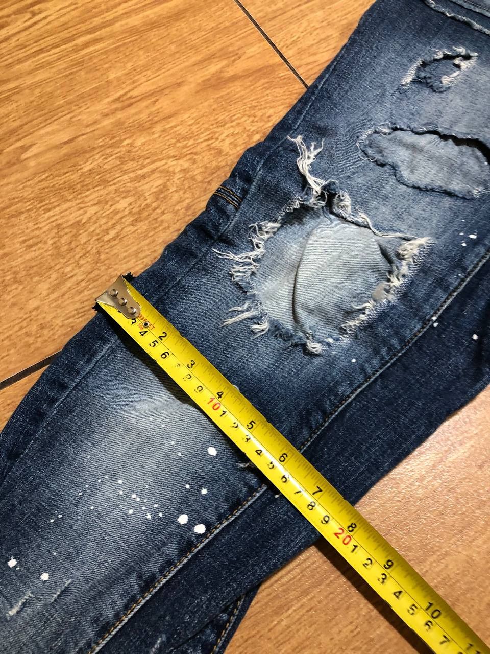 Dsquared2 Skinny Jeans Dsquared2 Jeans Paint Splatter Mens Size US 36 / EU 52 - 16 Thumbnail