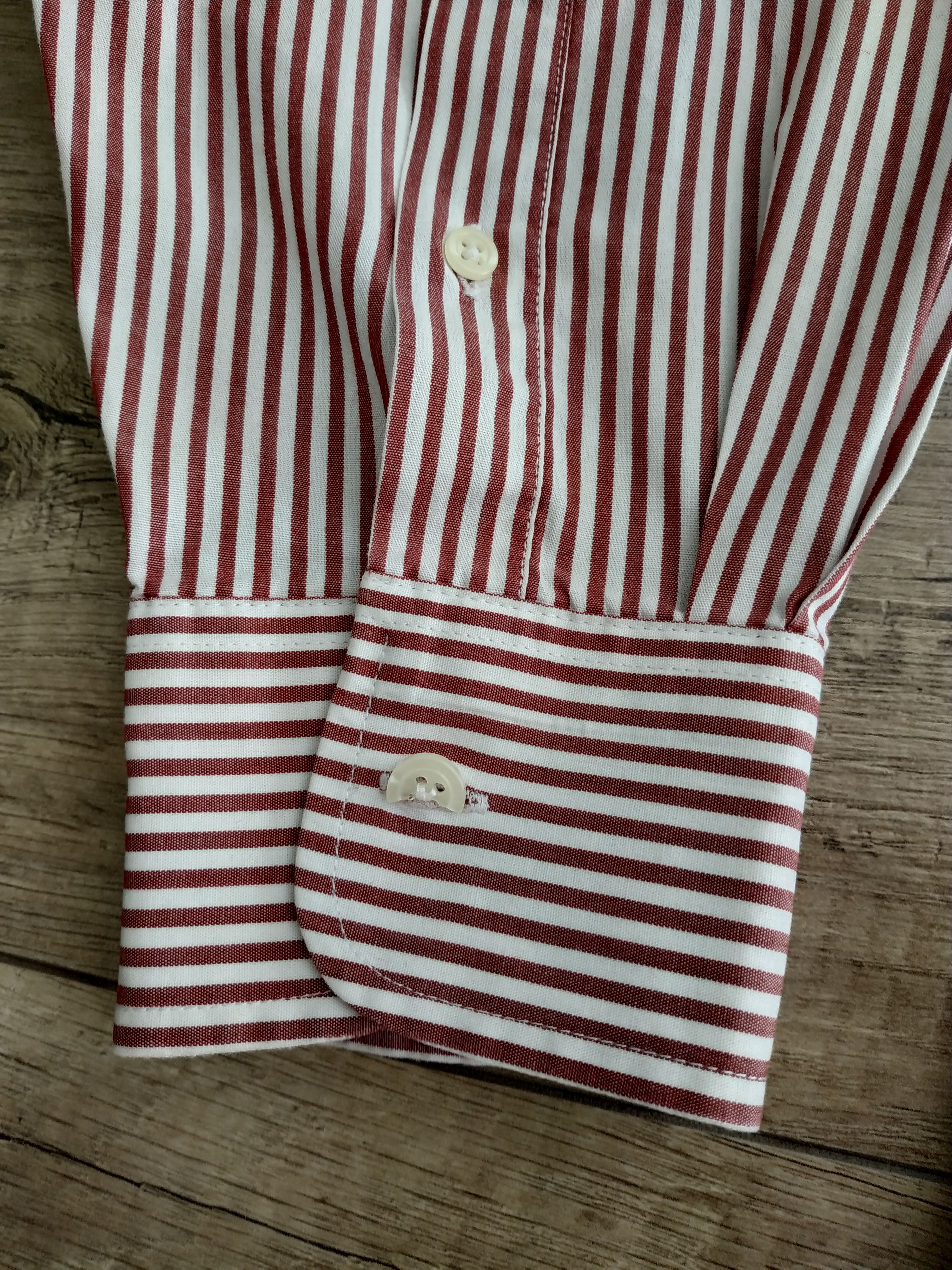 Dior Christian Dior Men's Button Up Striped Shirt, s. 39/40,LARGE Size US L / EU 52-54 / 3 - 12 Thumbnail