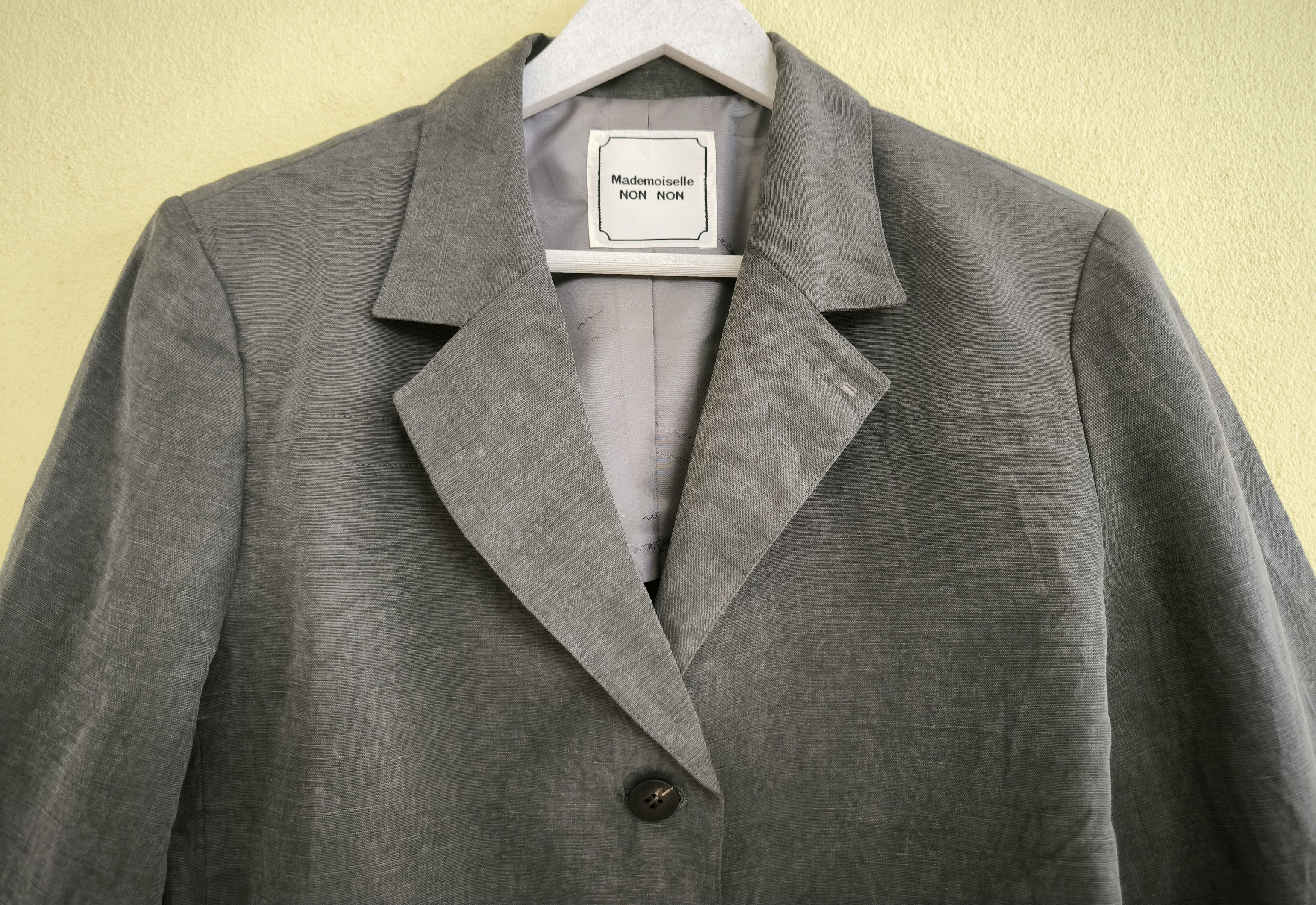Mademoiselle Non Non MADEMOISELLE NON NON tencel fabric coat jacket Size L / US 10 / IT 46 - 2 Thumbnail