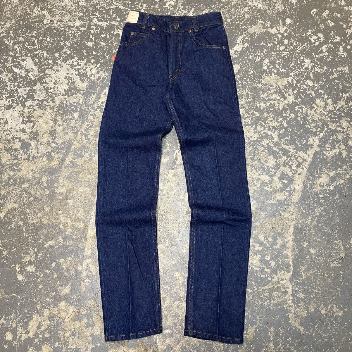 Levi's × Vintage Vintage Levi’s Straight Leg 709-0216 80s Denim Jeans USA NWT Size US 27 - 3 Thumbnail