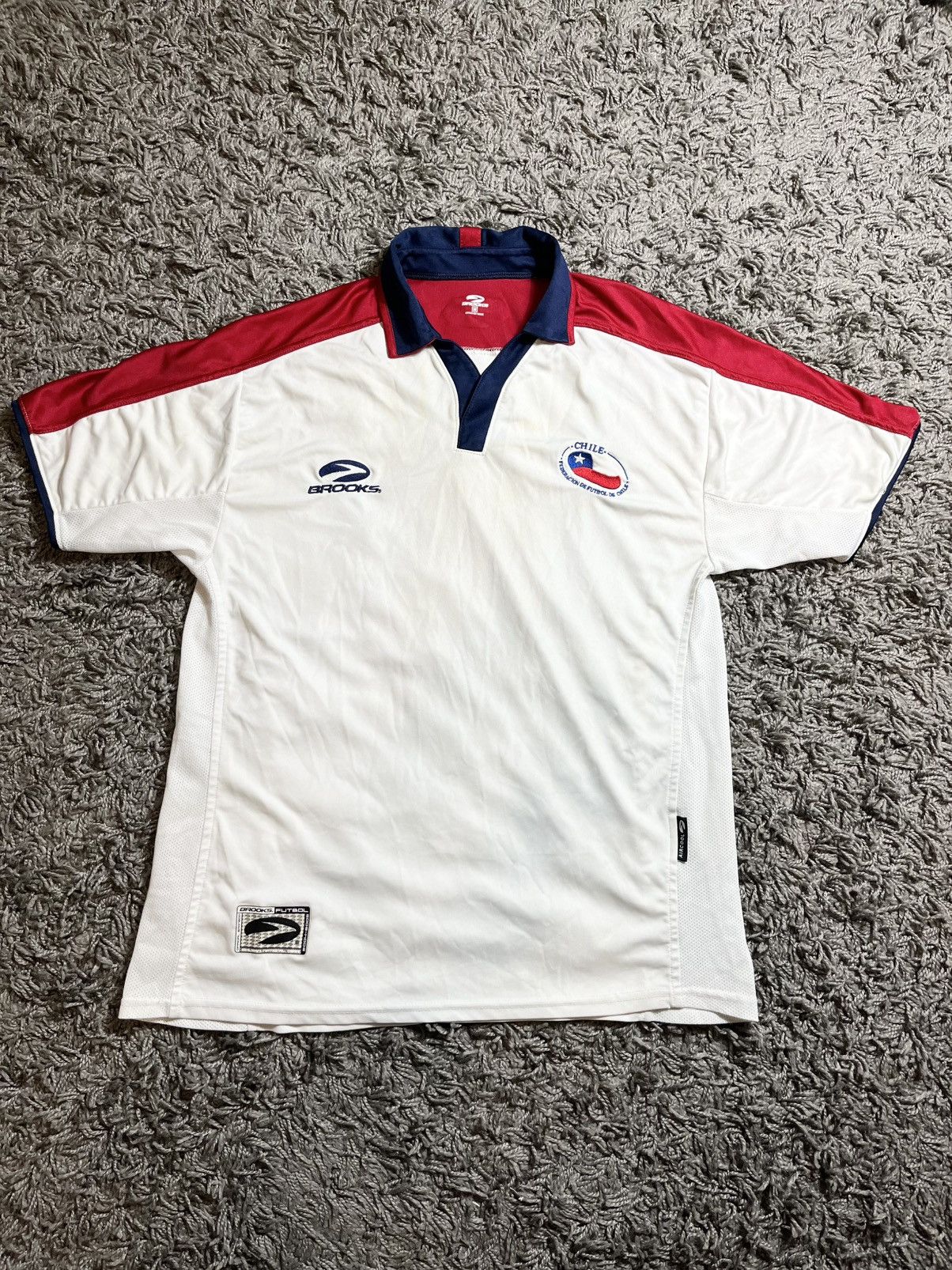 Other BROOKS CHILE 🇨🇱 2003/4 FOOTBALL SOCCER JERSEY Size US M / EU 48-50 / 2 - 1 Thumbnail