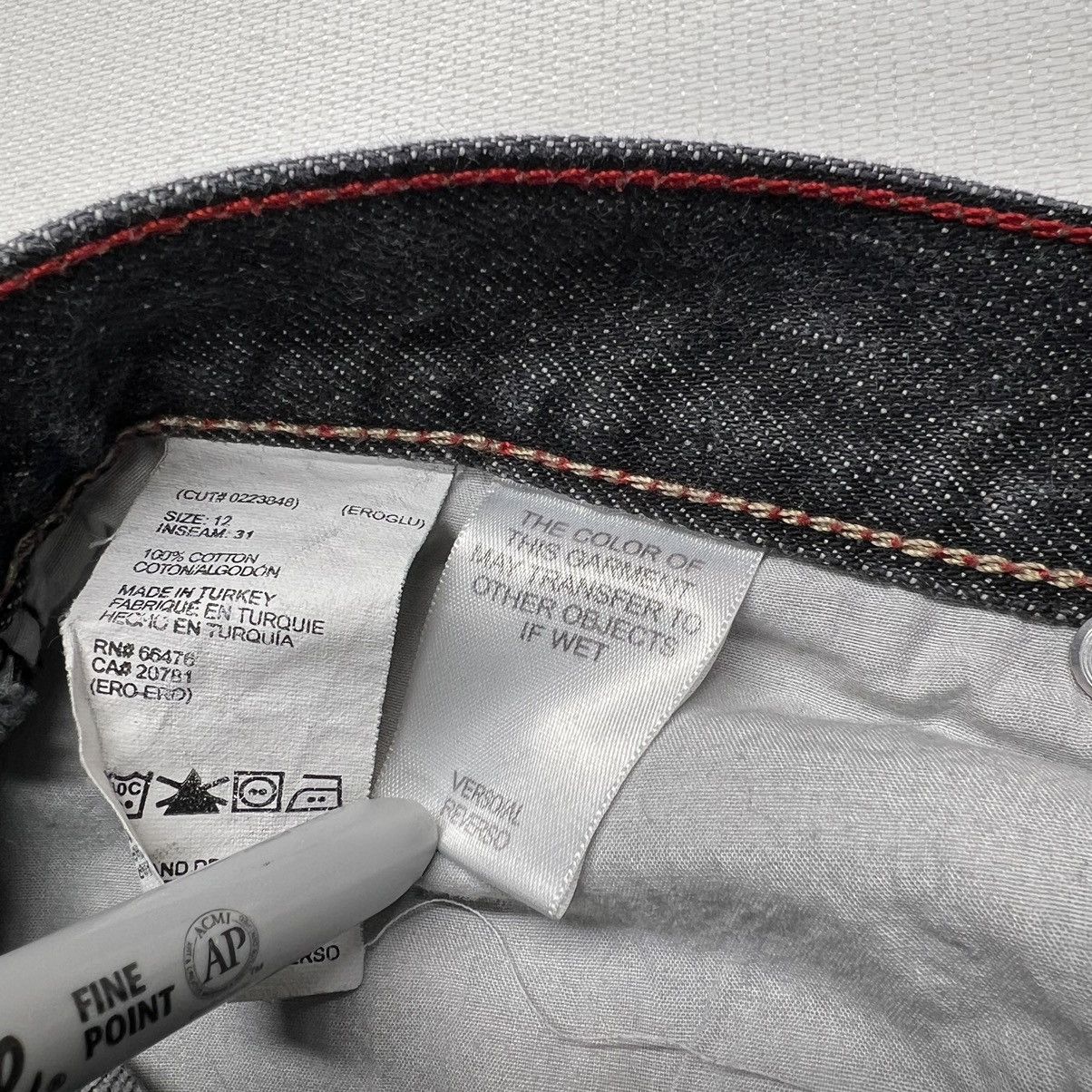 Tommy Hilfiger × Vintage Tommy Hilfiger Jeans Black Blasted Boyfriend Denim Faded Size 34" / US 12 / IT 48 - 12 Thumbnail
