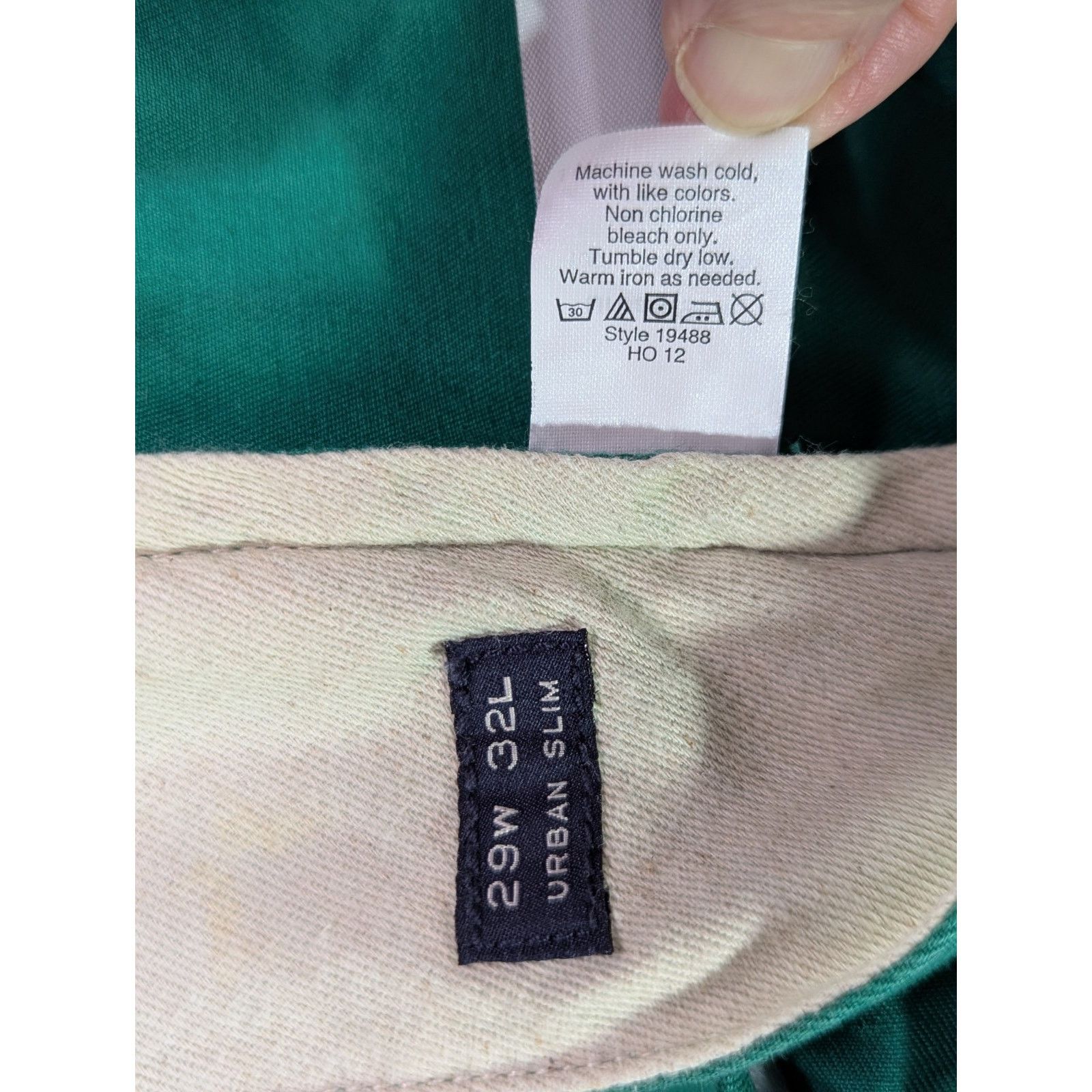 J.Crew Size 29WX32L Broken-In Chino Urban Slim Pants Straight Leg Size US 29 - 7 Thumbnail