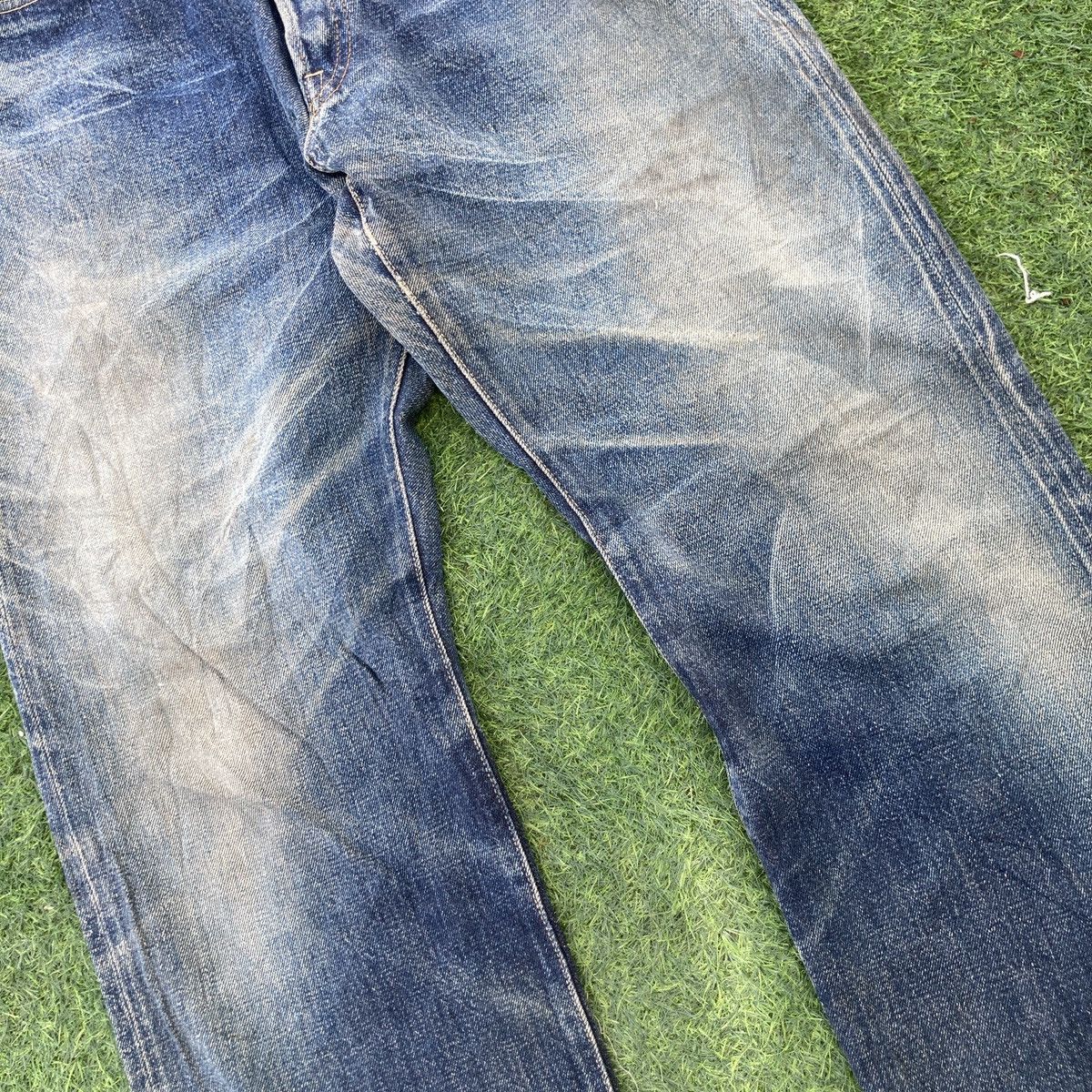 Denime VINTAGE DENIME SELVEDGE DISTRESSED JEANS Size US 32 / EU 48 - 5 Thumbnail