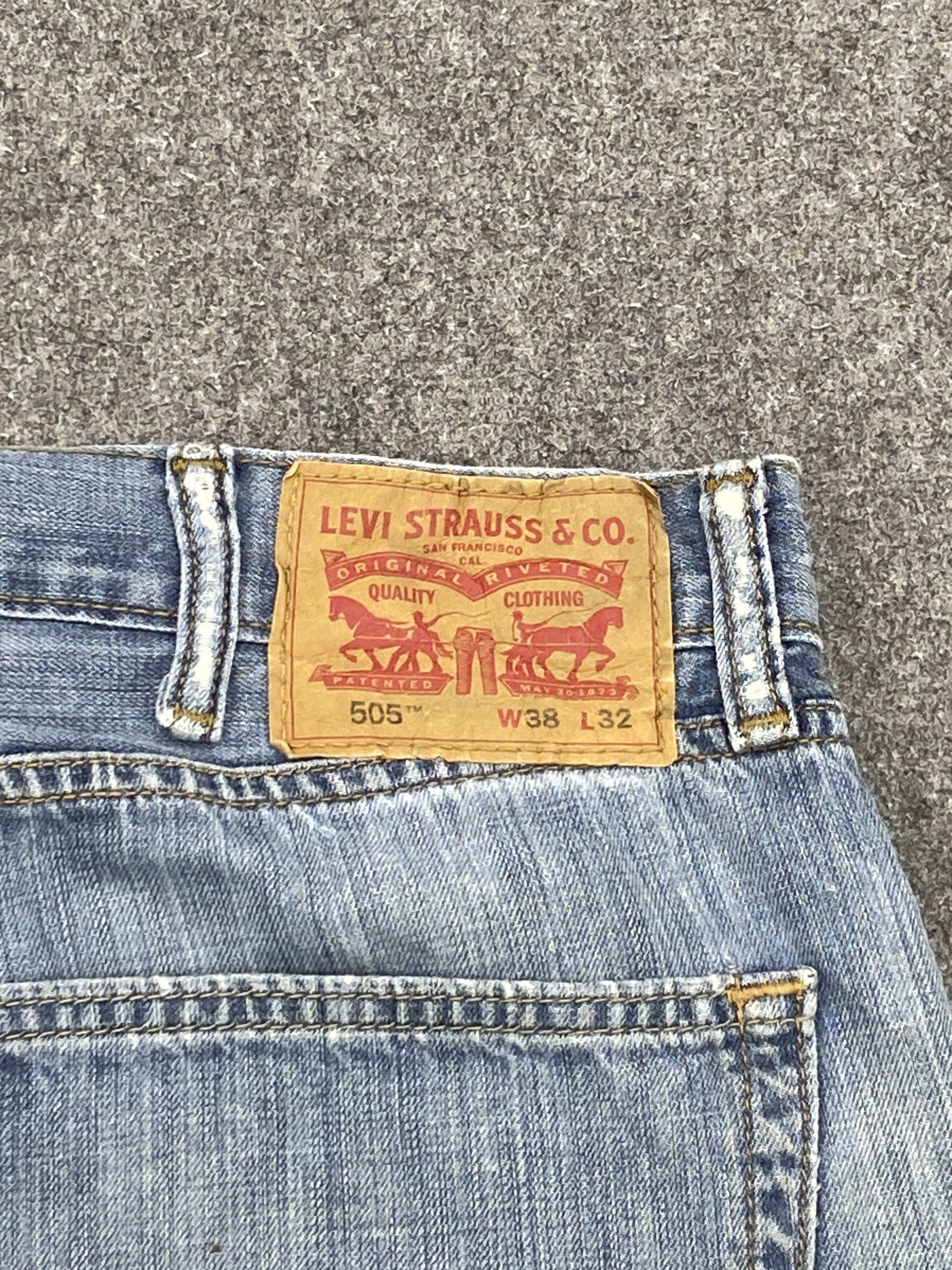 Levi's Vintage Levis 505 Faded Denim Pants DP2673 Size US 30 / EU 46 - 5 Thumbnail
