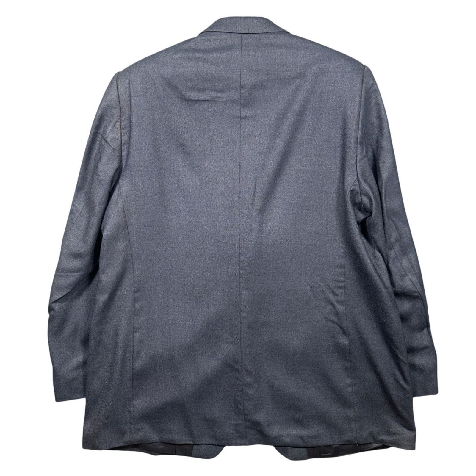 Other Carlo Mandrone Blazer Mens 50L Blue Grey Silk Wool Size 50L - 3 Thumbnail