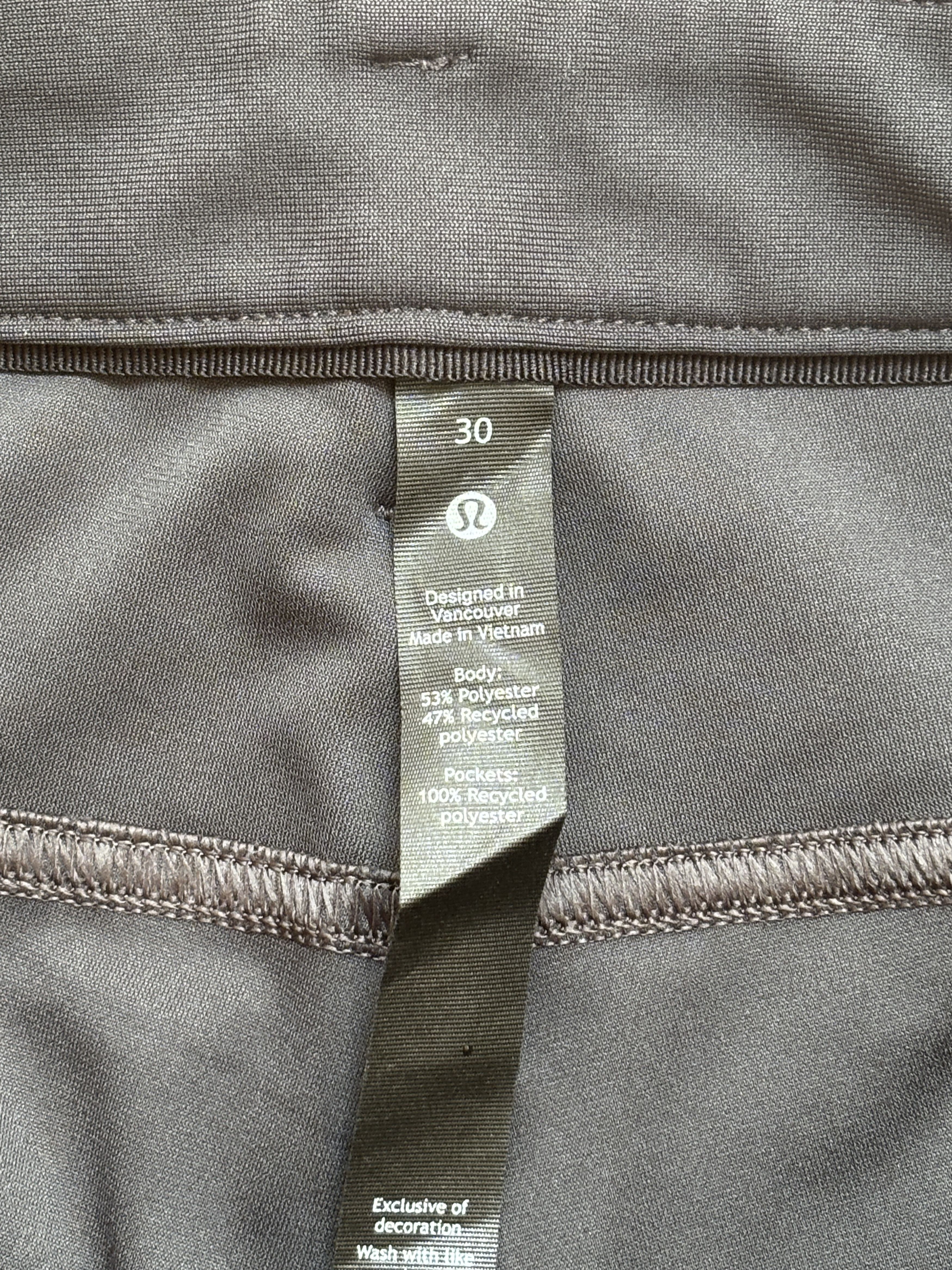 Lululemon Lululemon ABC Classic Pant Gray 30 Size US 30 / EU 46 - 3 Thumbnail