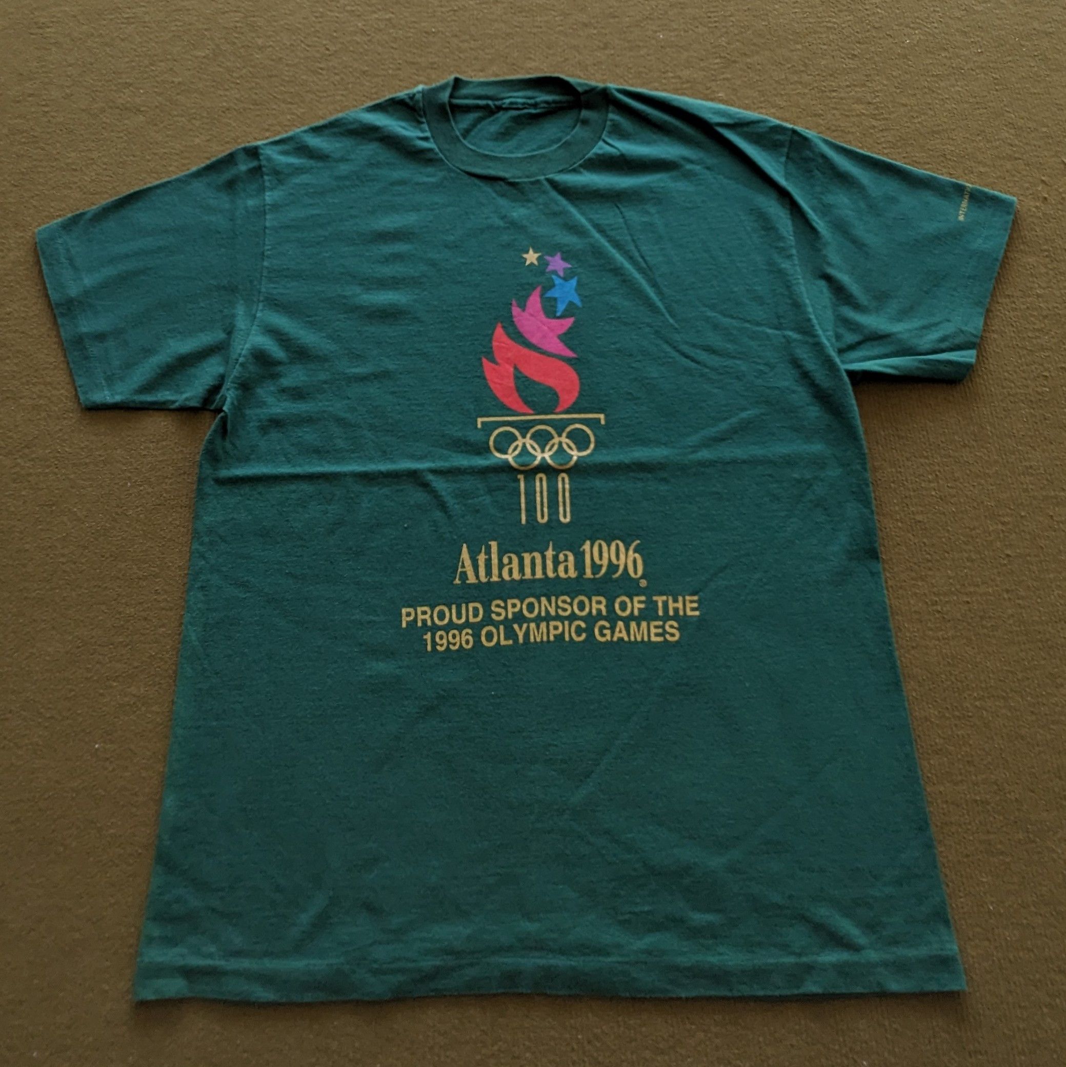 USA Olympics Vintage 1996 Atlanta Olympics Games T-shirt Size US L / EU 52-54 / 3 - 1 Thumbnail
