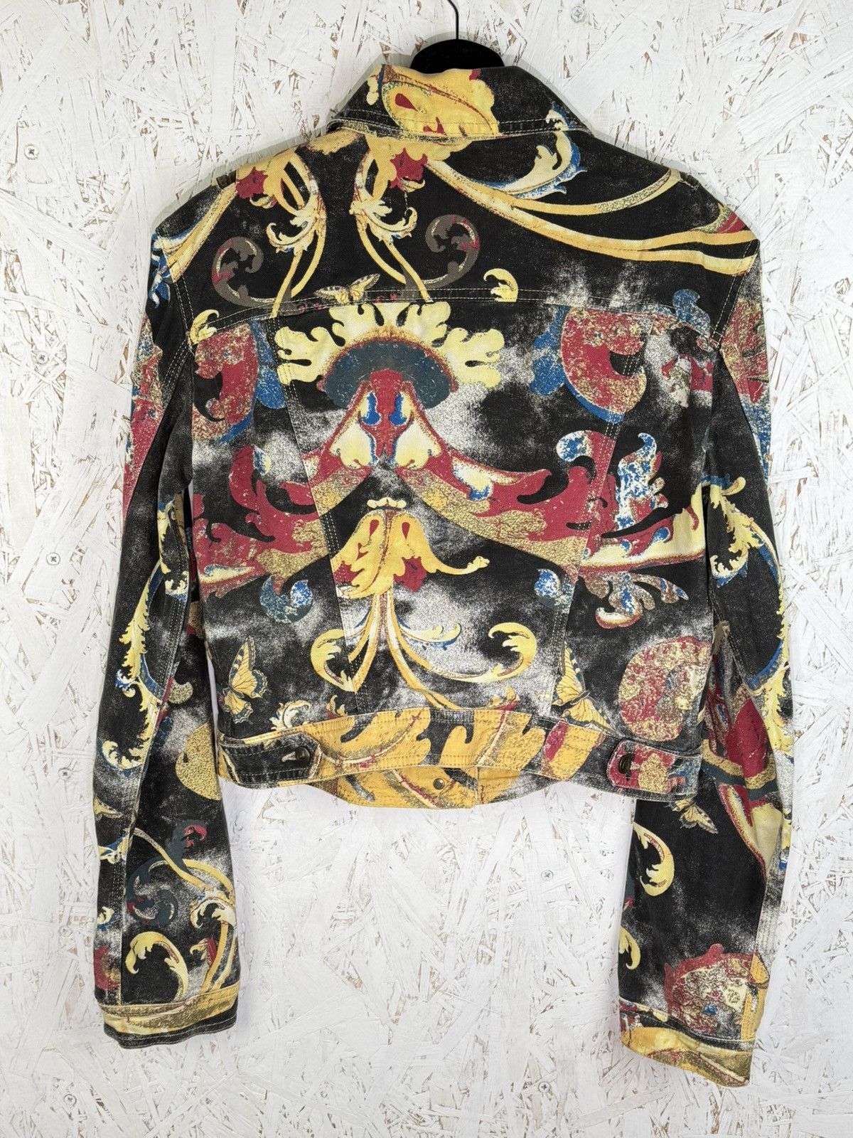 Just Cavalli Vintage Just Cavalli SS2007 Floral Baroque Print Jacket M Size M / US 6-8 / IT 42-44 - 7 Thumbnail