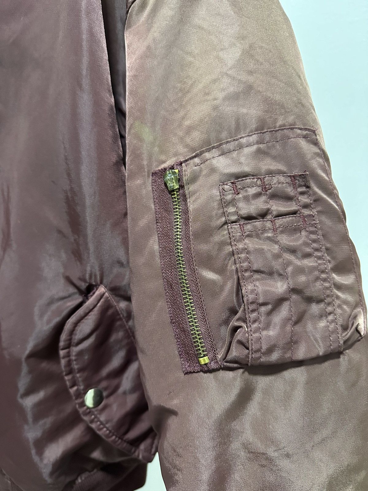 Alpha Industries Vintage Alpha Industries Ma-1 Flight Jacket Design Size US L / EU 52-54 / 3 - 8 Thumbnail