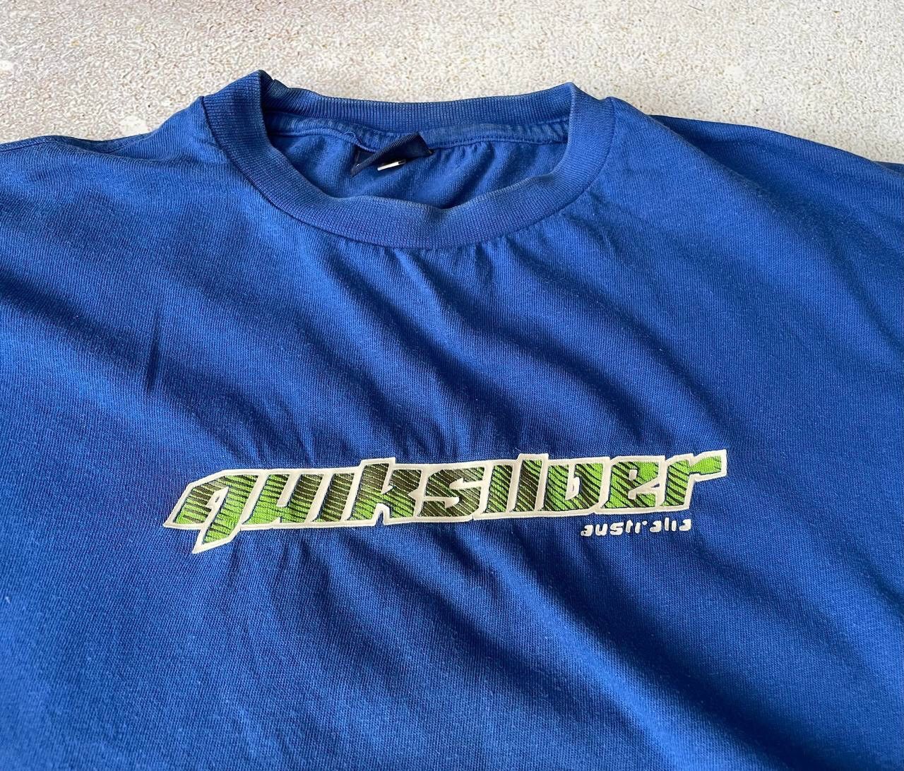 Quicksilver × Quiksilver Vintage 90s Quiksilver Australia Double Graphic Logo T-shirt Size US M / EU 48-50 / 2 - 4 Thumbnail