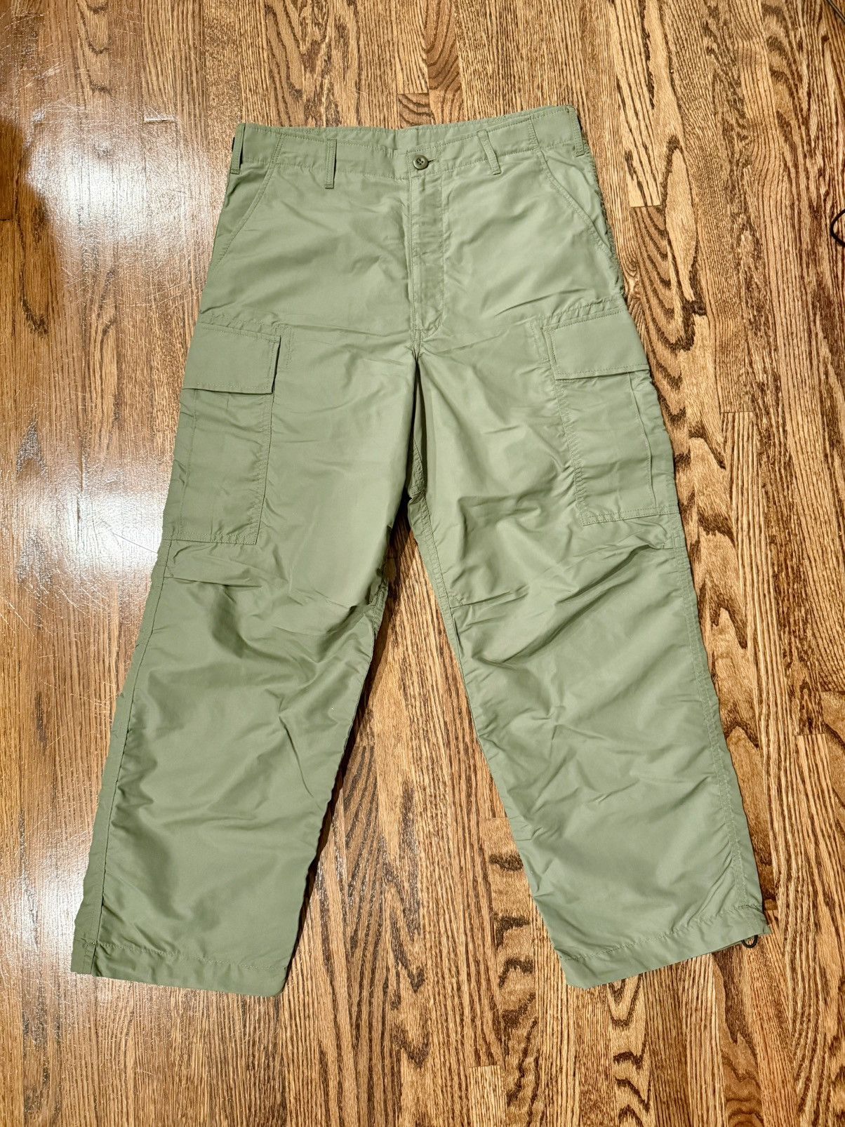 Comme des Garcons CDG Olive Nylon Cargo Pant Size US 30 / EU 46 - 1 Thumbnail