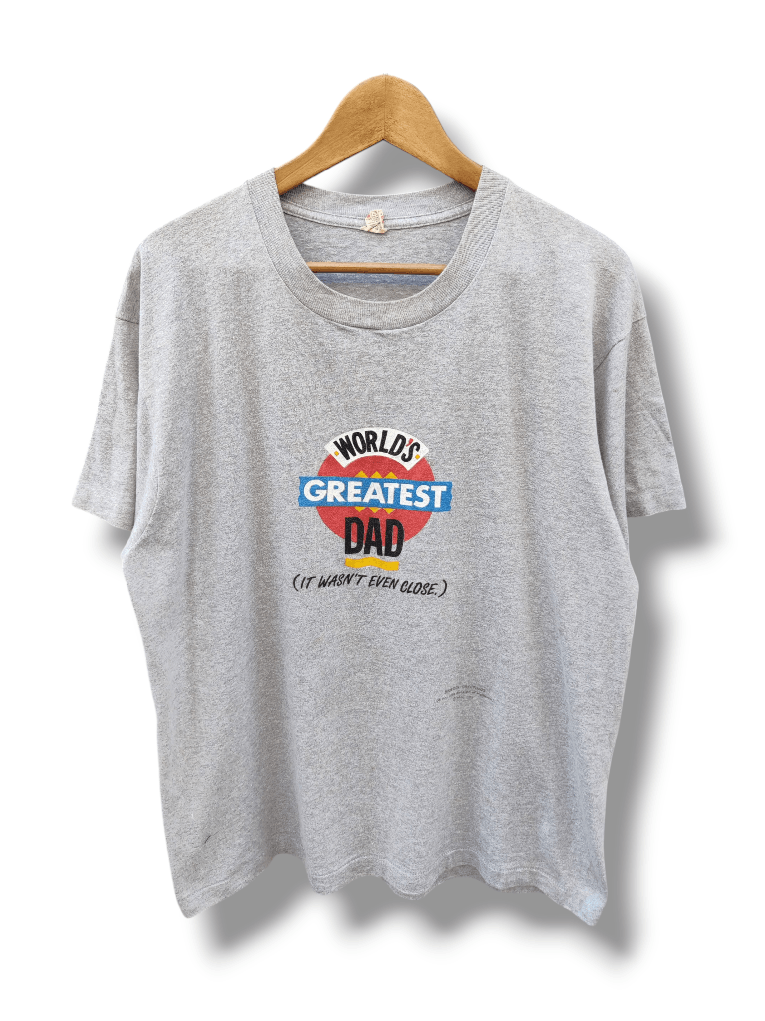 Vintage Vintage World's Greatest Dad Shoebox Greeting Shirt Size US XL / EU 56 / 4 - 1 Thumbnail
