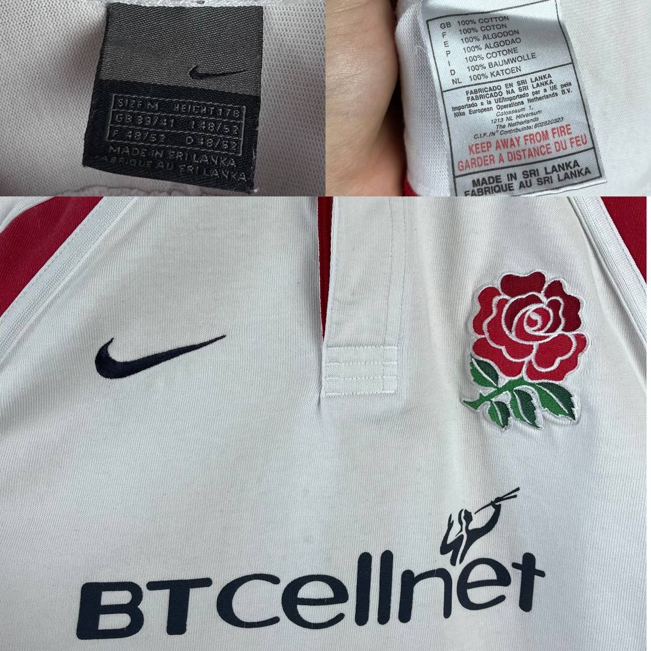 Nike × Vintage Nike England Rugby Union 2000/2002 Long Sleeve Shirt Jersey Size US M / EU 48-50 / 2 - 10 Thumbnail