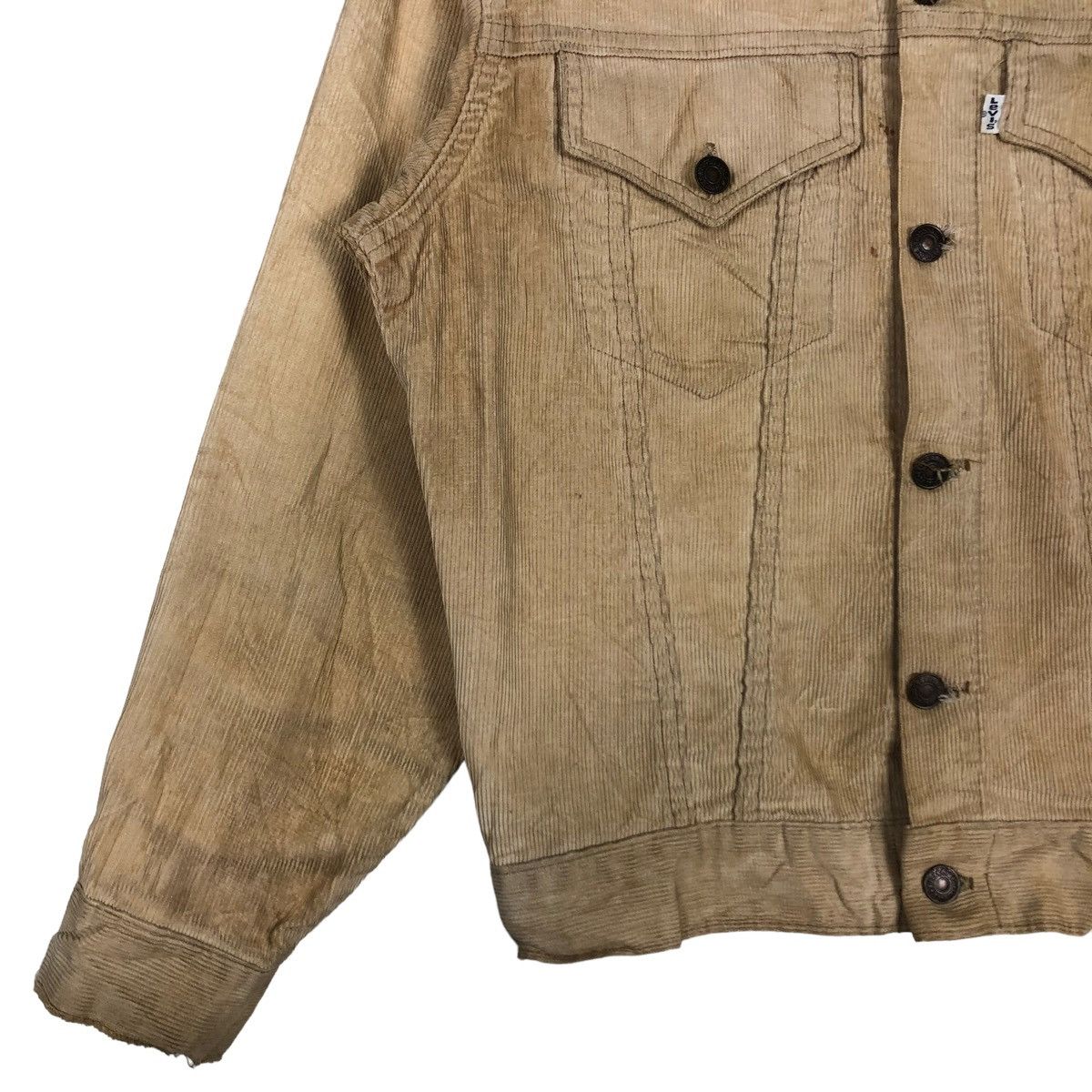 Levi's 🔥80’s Vintage Trucker Corduroy Jacket Levi’s Made in USA Size US S / EU 44-46 / 1 - 4 Thumbnail