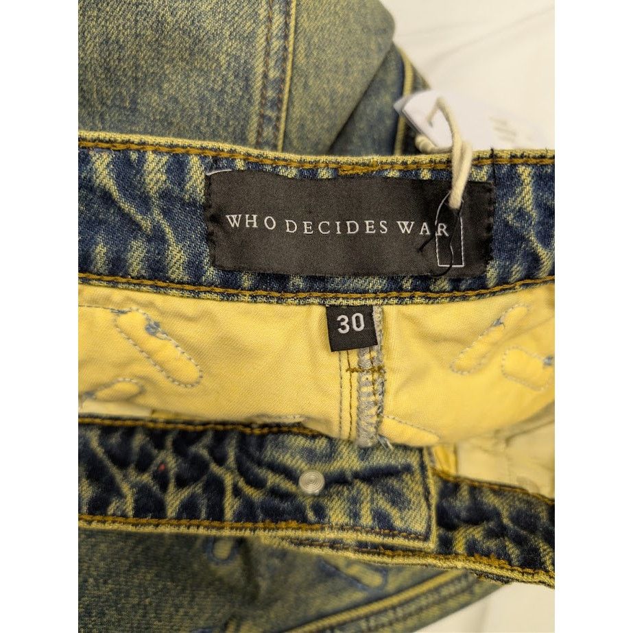 Who Decides War o1rshd1 Thread Plate Denim Jeans in Denim Size US 30 / EU 46 - 18 Thumbnail
