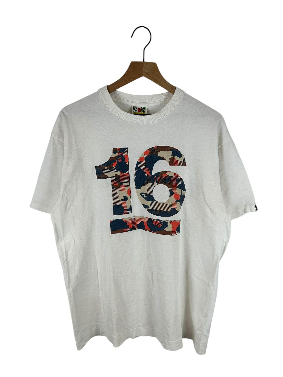 Bape Bape 16th Anniversary Logo Print T-Shirt Size US L / EU 52-54 / 3 - 1 Thumbnail
