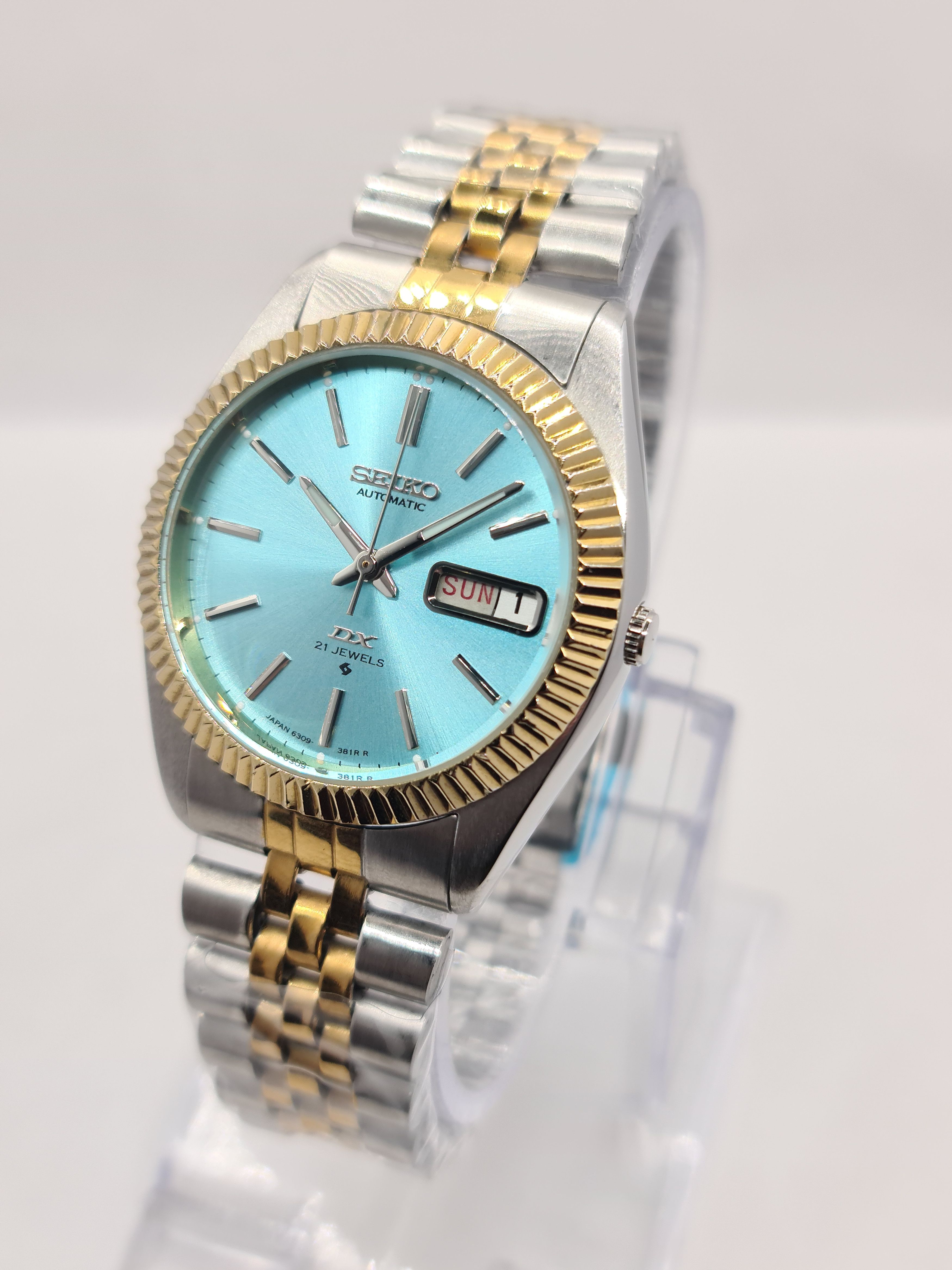 Japanese Brand × Seiko Seiko DX Automatic Fluted Bazel Day/Date Japan Size 36 - 2 Thumbnail