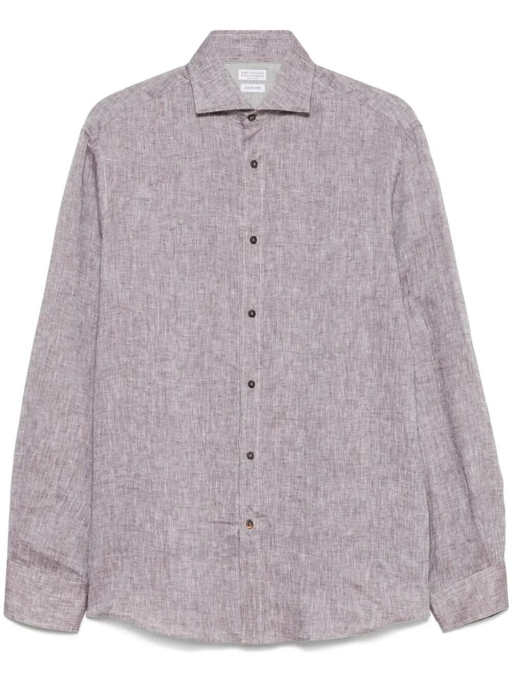 Brunello Cucinelli Linen Shirt Size US L / EU 52-54 / 3 - 1 Thumbnail