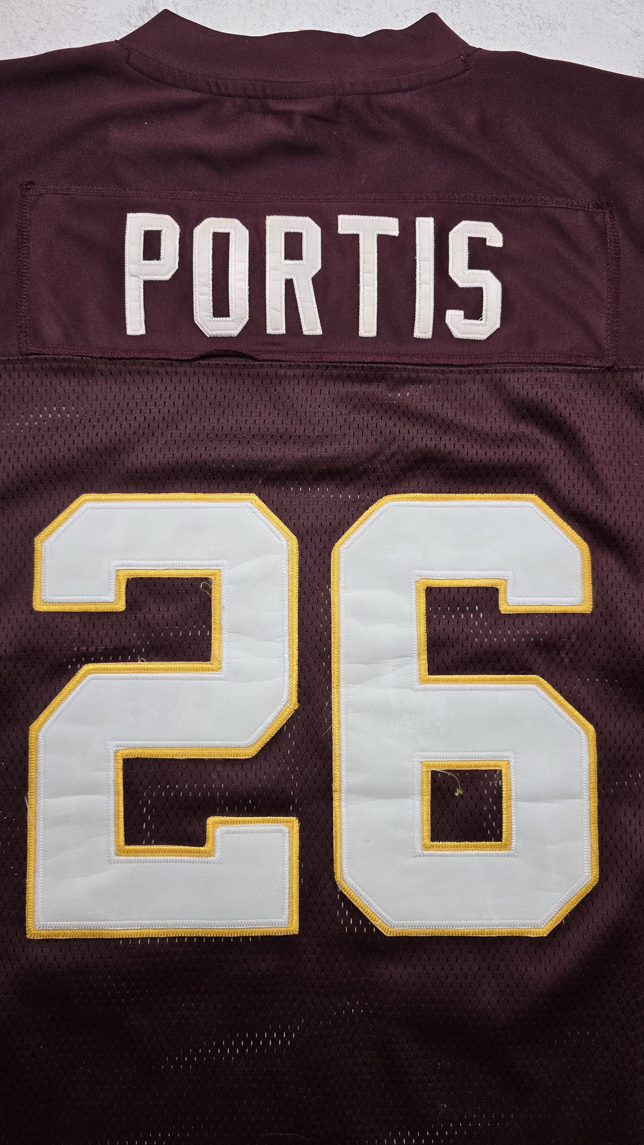 Reebok Washington Redskins #26 Clinton Portis NFL Jersey Sewn Size US L / EU 52-54 / 3 - 6 Thumbnail