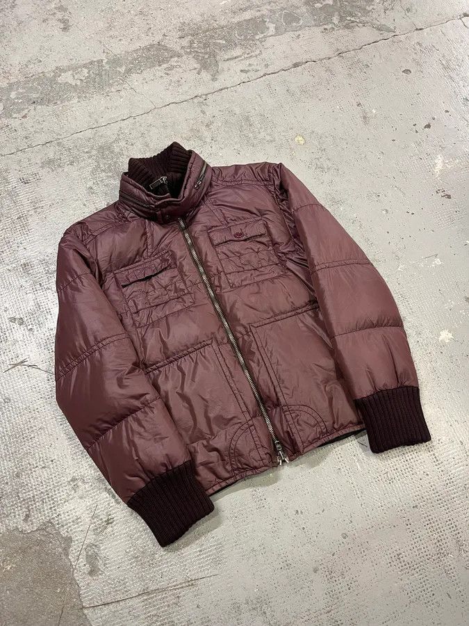 Dirk Bikkembergs Bikkembergs Multi-Pocket Mauve Nylon Puffer Jacket Size US M / EU 48-50 / 2 - 4 Thumbnail