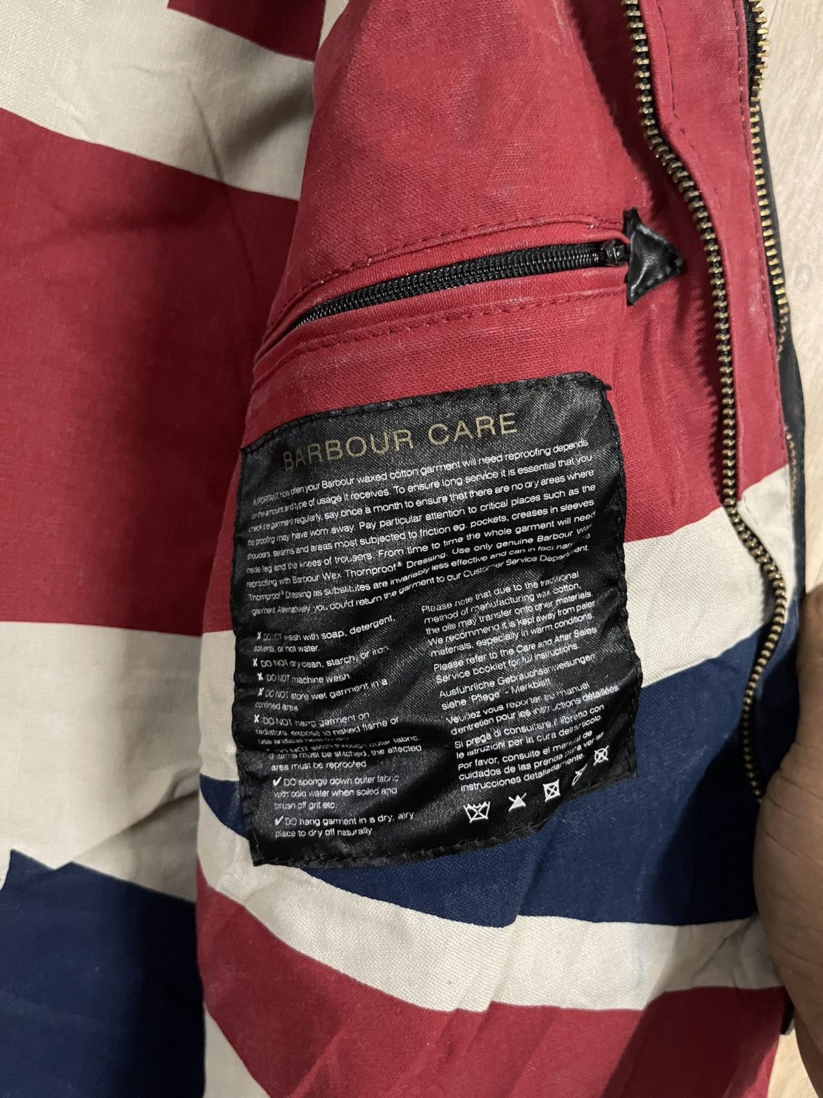 Barbour × Vintage Vintage Barbour Ladies Jacket For Cafe Racer Mods XL Size XL / US 12-14 / IT 48-50 - 9 Thumbnail