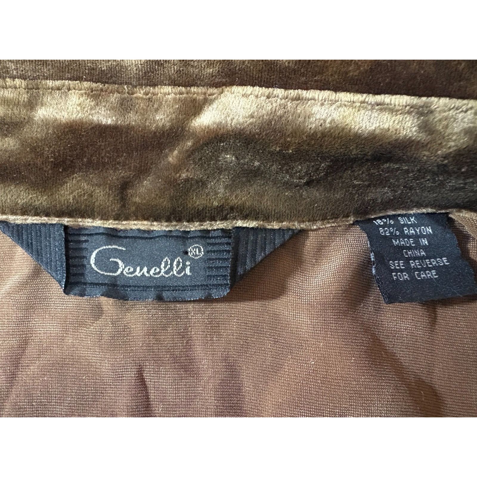 Gemelli Genelli Silk Blend Velour Disco Retro Geometric Shirt size 3 Size US XXL / EU 58 / 5 - 2 Thumbnail