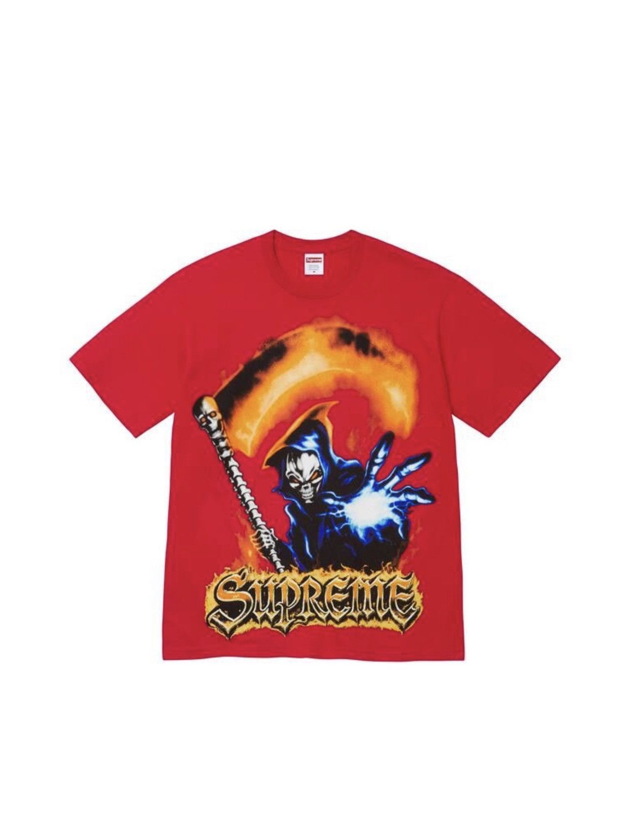 Supreme Supreme Grim Reaper Tee Red Size XL Size US XL / EU 56 / 4 - 1 Thumbnail