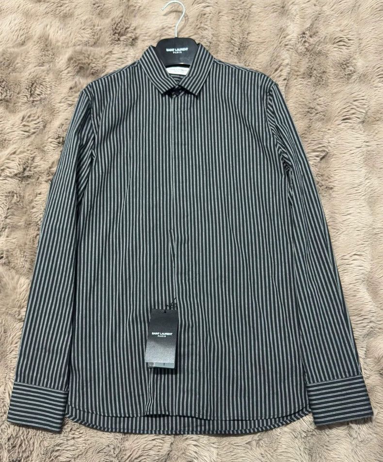 saint laurent size 38 Striped shirt 2503-Nextarrow
