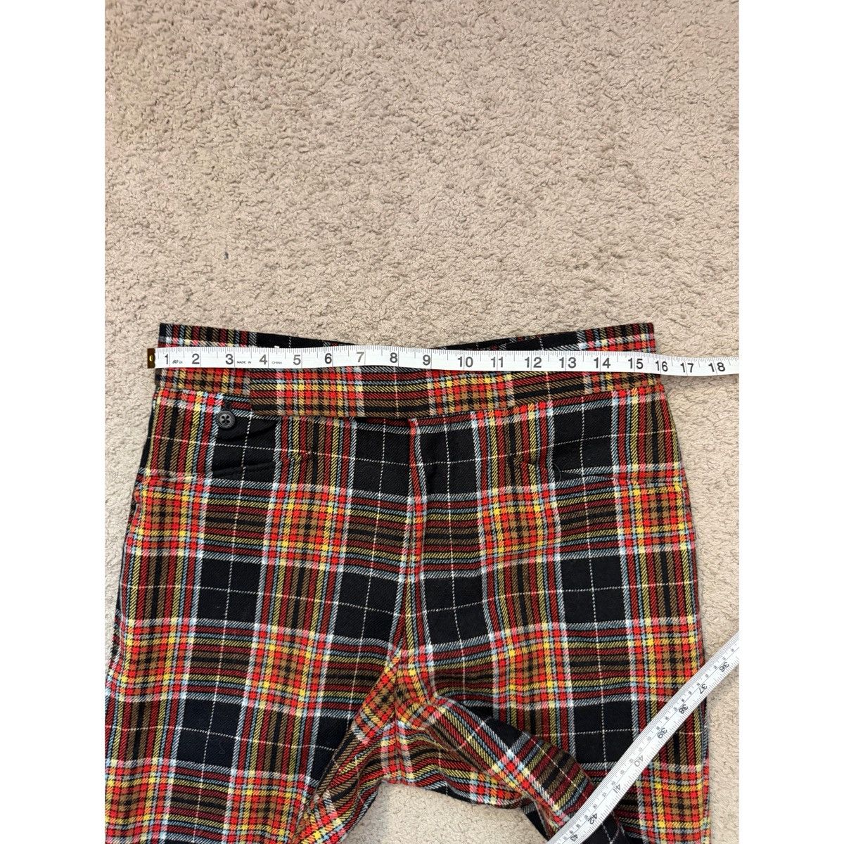 Vintage VINTAGE PLAID FLARE PANTS Size US 32 / EU 48 - 19 Thumbnail