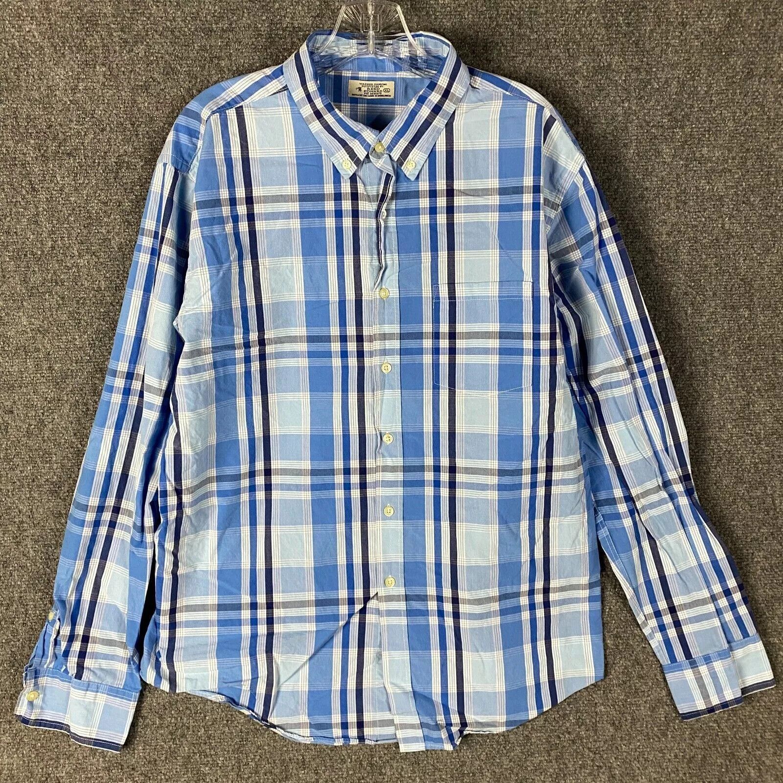 Other Reed Edward Button Down Shirt Men's XL Long Sleeve Plaid Size US XL / EU 56 / 4 - 1 Thumbnail