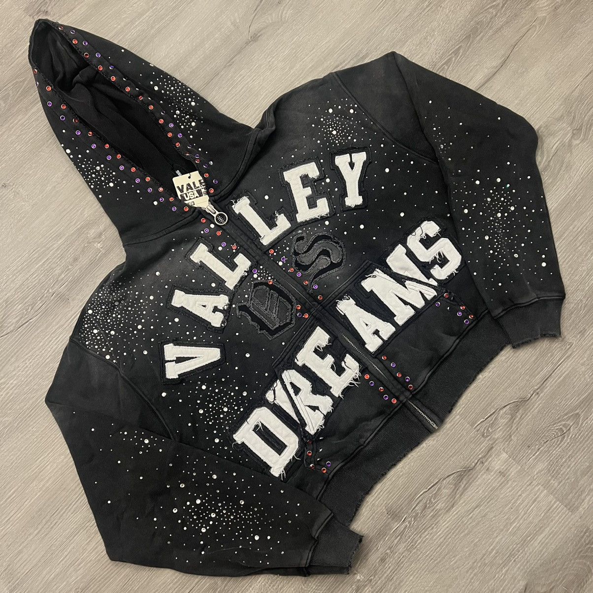 Vale Vale Hulk Armor zip up hoodie valelives valeforever