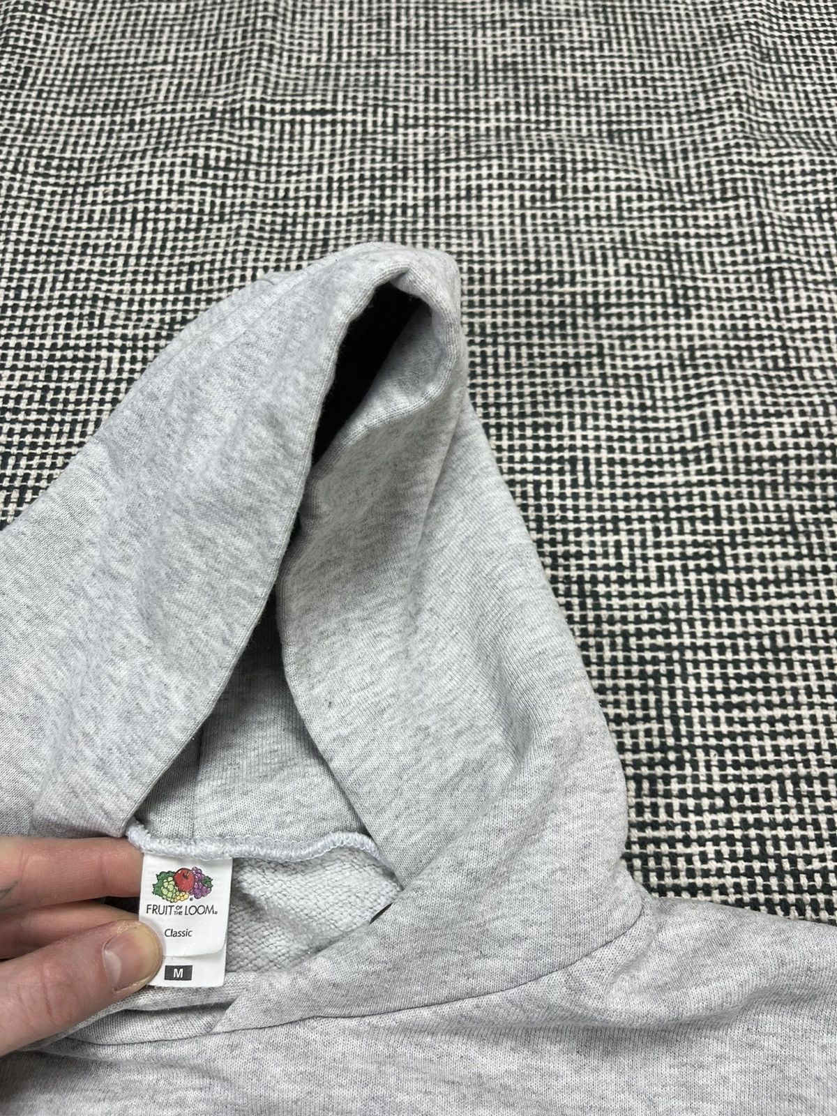 Fruit Of The Loom Blank fotl gray hoodie fruit of the loom basic Size US M / EU 48-50 / 2 - 4 Thumbnail
