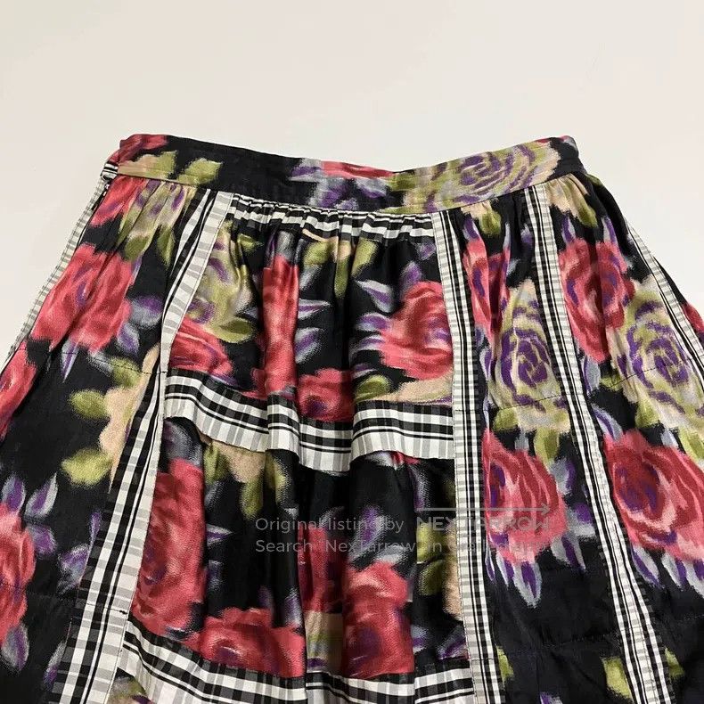 Comme des Garcons Comme Des Garcons size M Deconstructed Printed Skirt Size 24" / US 00 / IT 34 - 6 Thumbnail