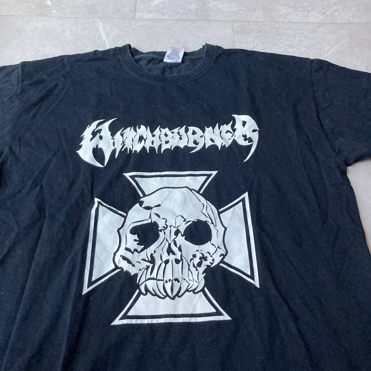 Band Tees Vintage Witchburner Iron Cross German Trash Metal Rock Band Size US L / EU 52-54 / 3 - 3 Thumbnail