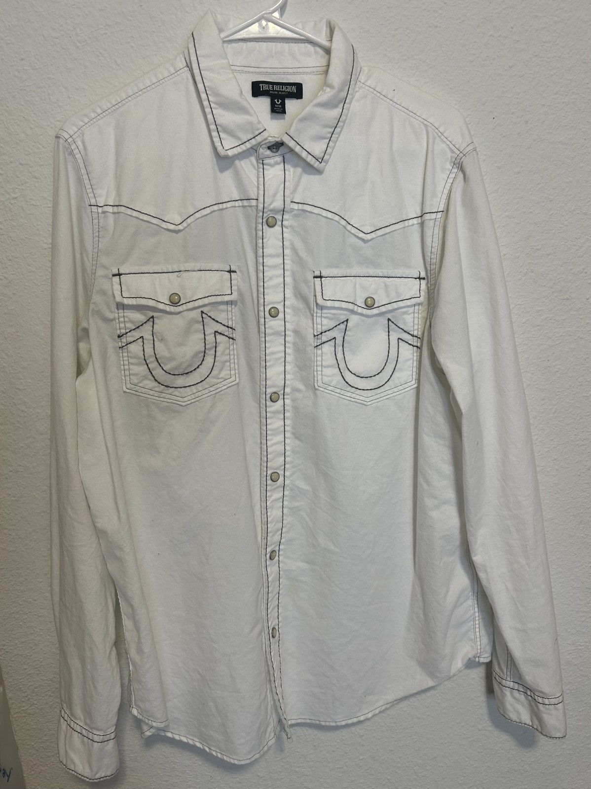True Religion True Religion Longsleeve button up White Size US M / EU 48-50 / 2 - 2 Thumbnail