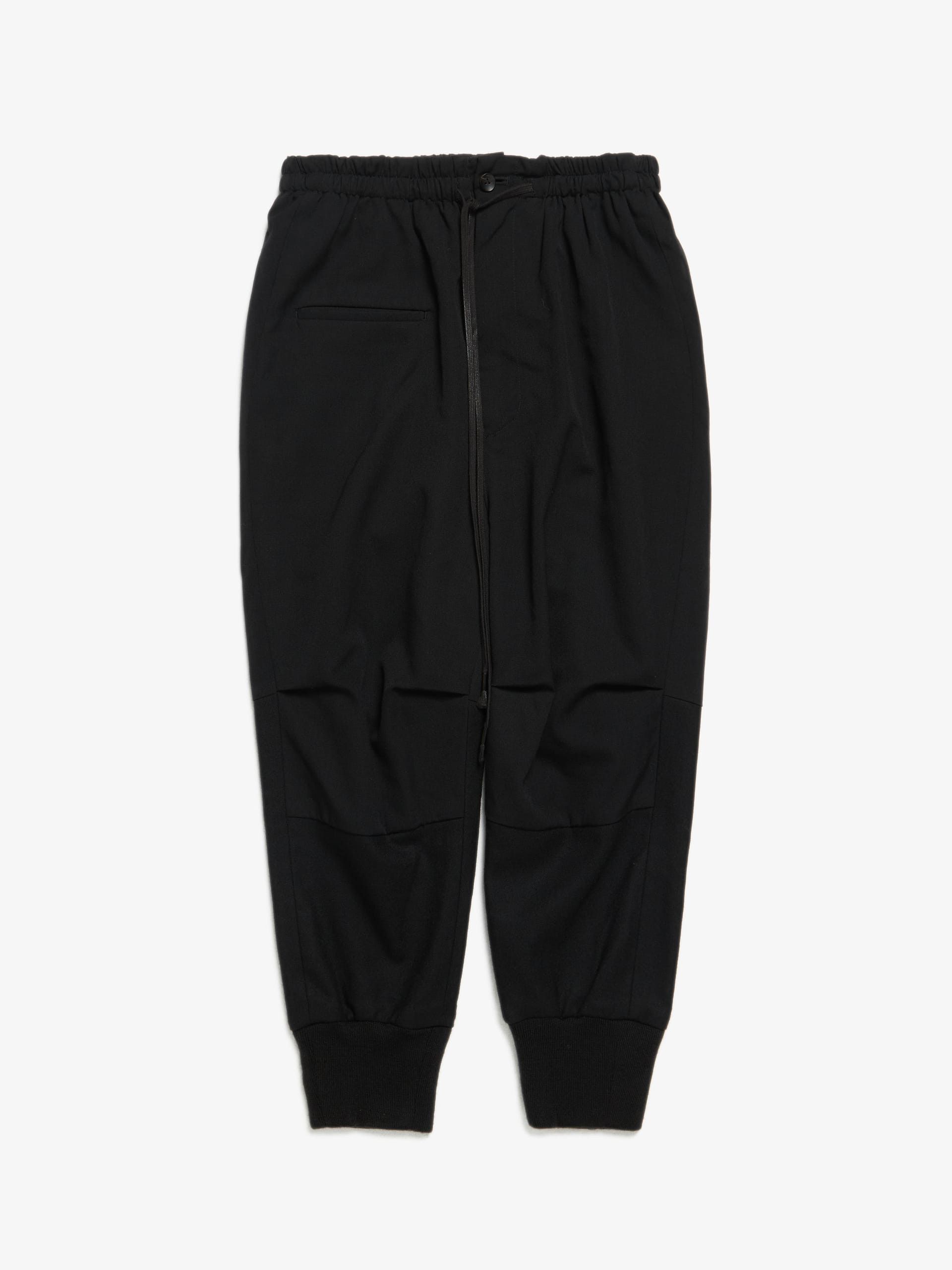 The Viridi-Anne - Black Woolen Sweatpants found on CutThwice