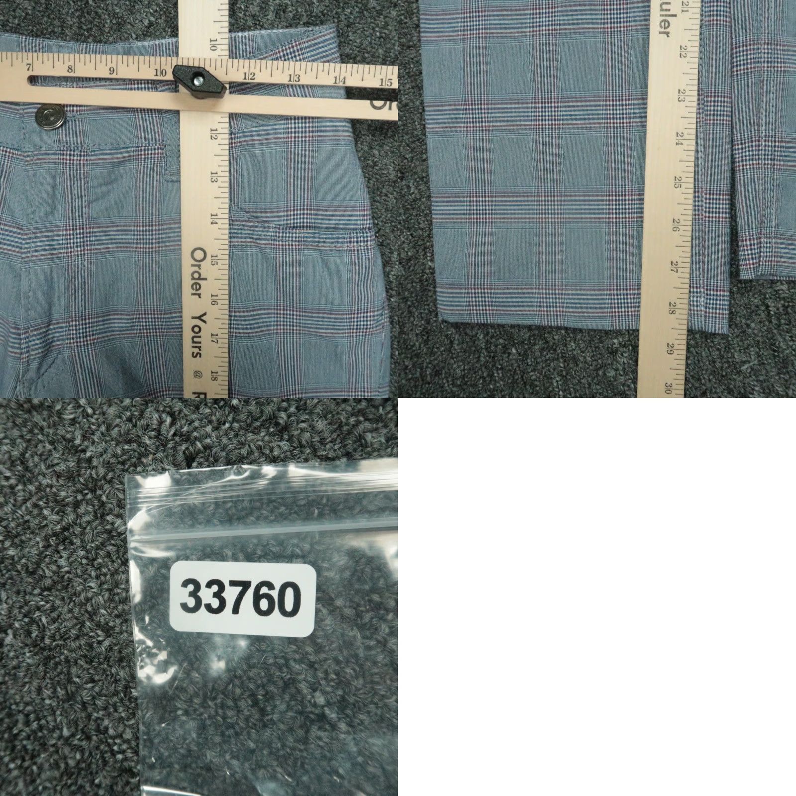 BRAX BRAX Men Pants Chino 5-Pocket Regular 28x29 Blue Plaid Belt Loops Stretch Ultralight Vintage? No, Unsure. 90s? Not applicable Mens Size US 28 / EU 44 - 8 Thumbnail