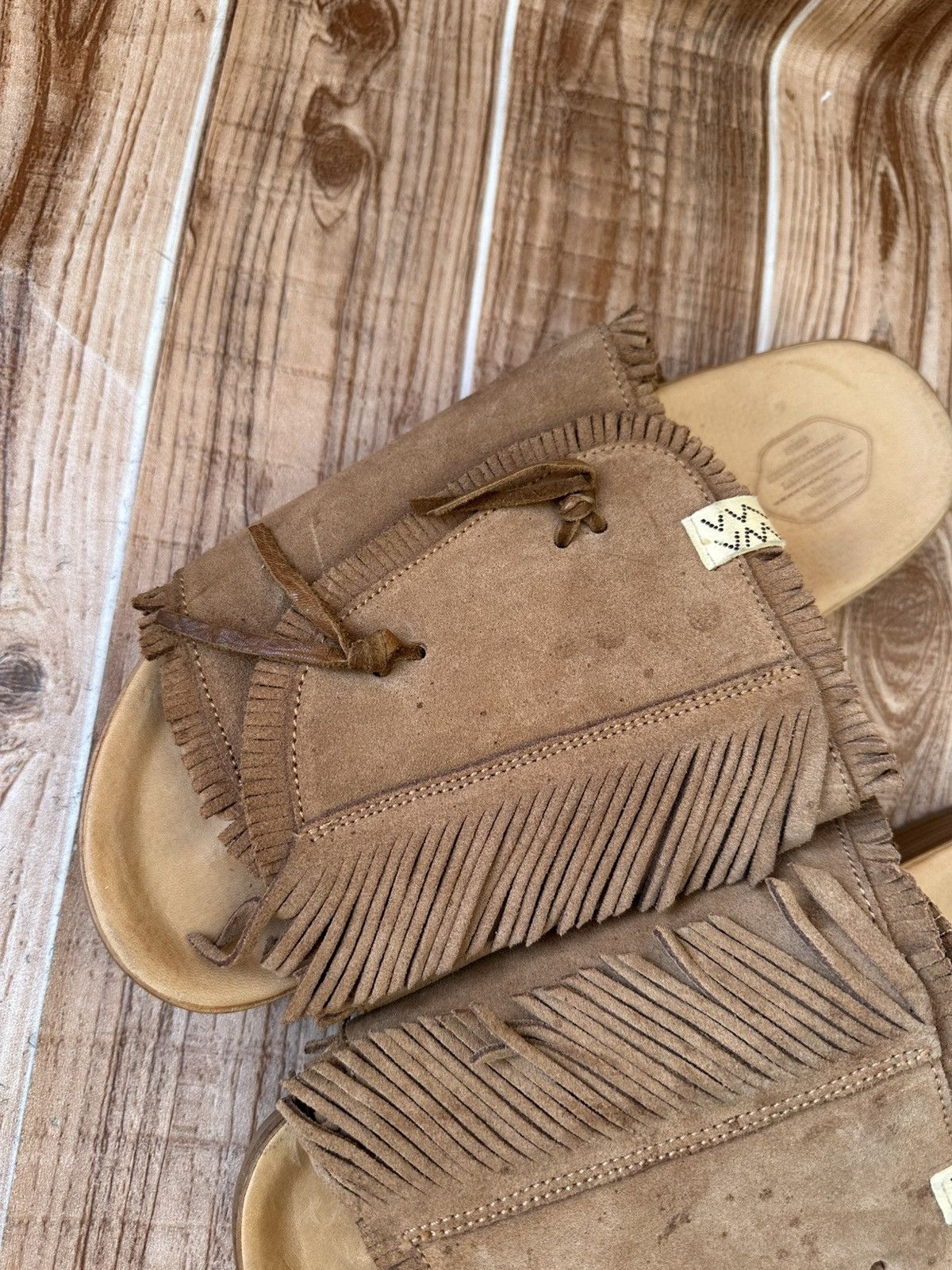 Visvim Visvim Christo Shaman Slides Brown XL Size US 12 / EU 45 - 5 Thumbnail