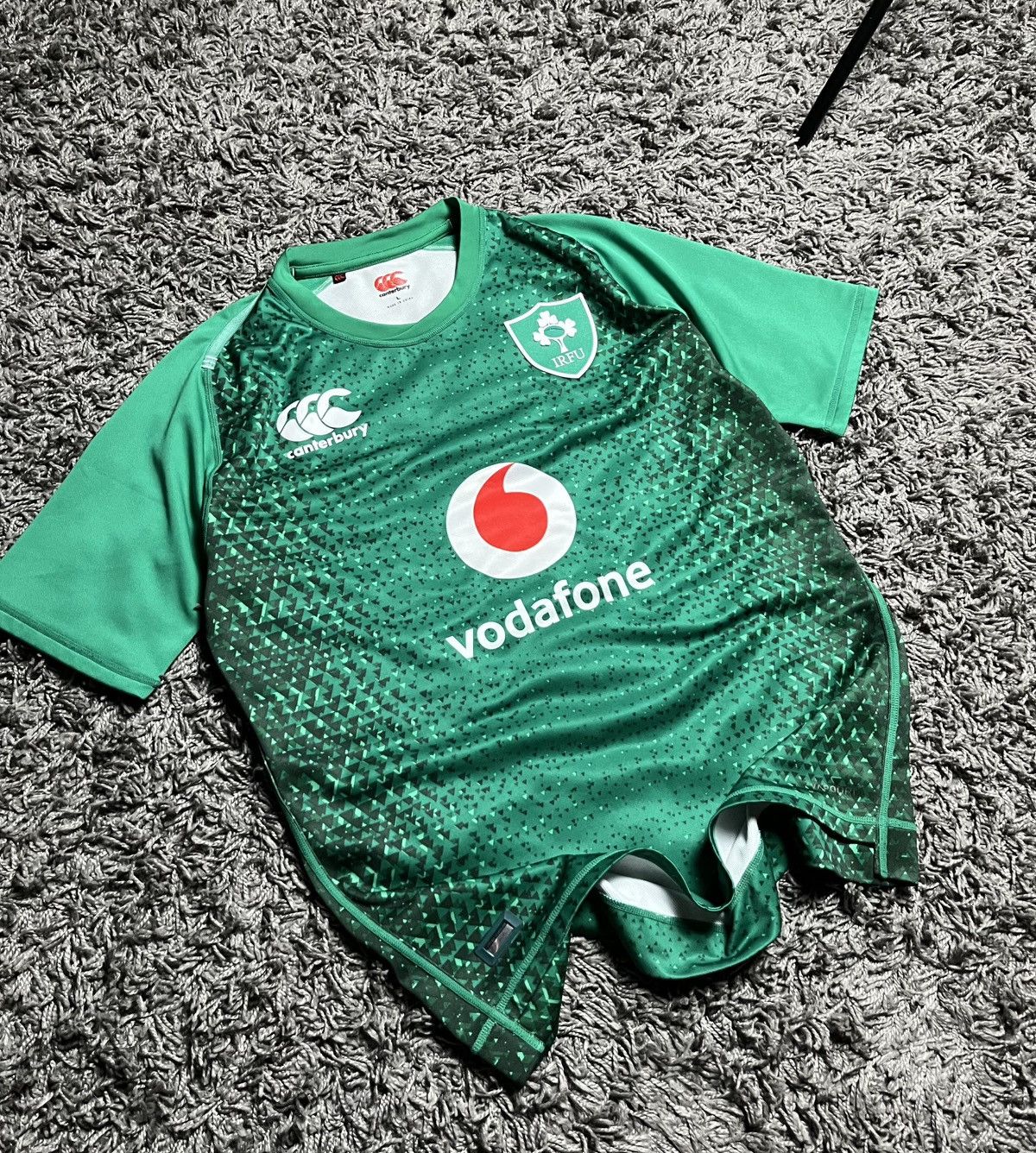 Canterbury of New Zealand Canterbury Ireland IRFU 2018/19 Home Rugby Jersey VapoDri+ Size US L / EU 52-54 / 3 - 1 Thumbnail