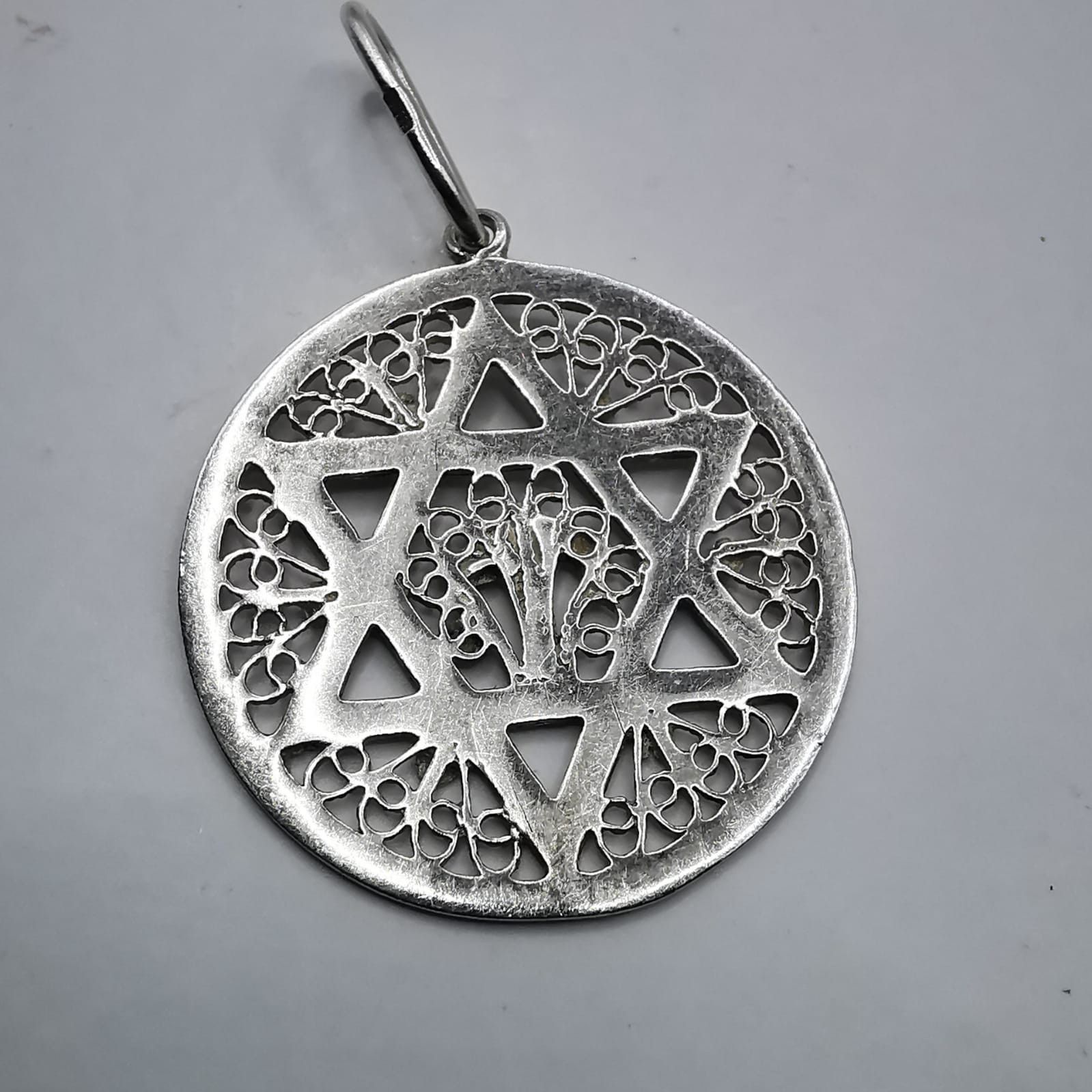 Vintage Vintage Pendant 925 Sterling Silver Jewelry, Handmade 1,77g Size ONE SIZE - 4 Thumbnail